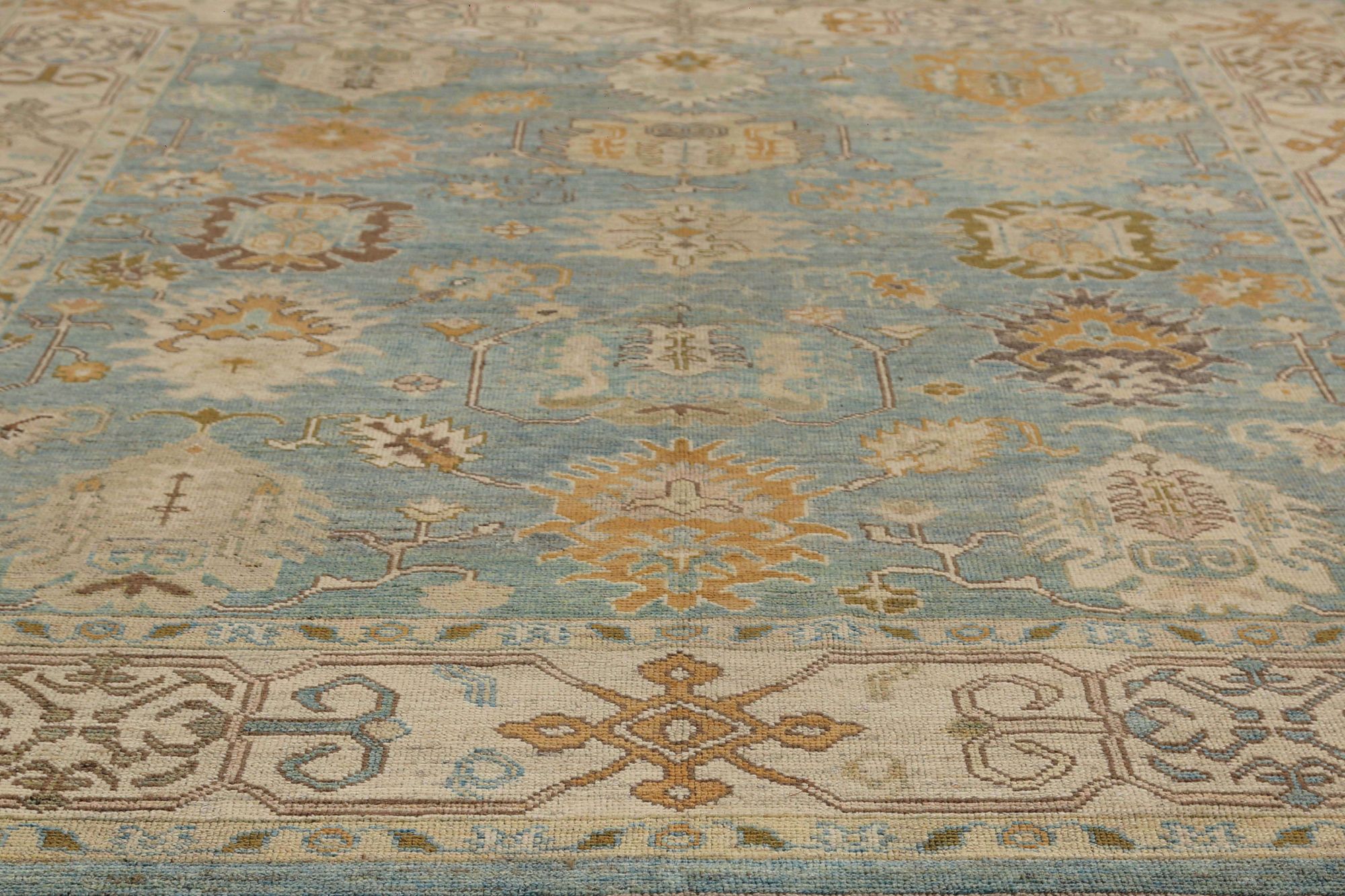 Thumbnail 7 for Turkey Oushak Tribal Rug 95887