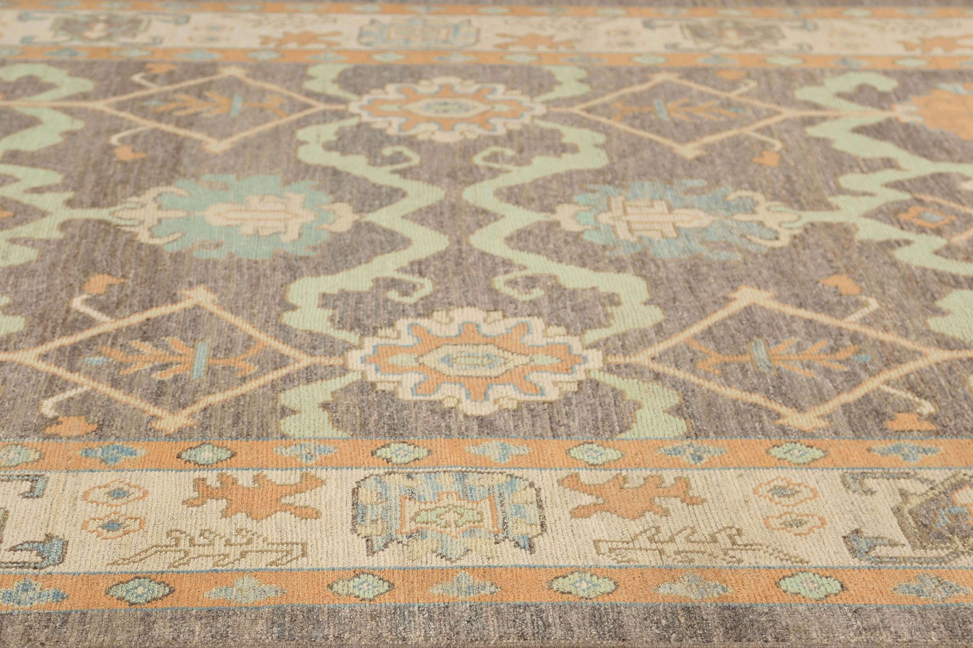 Thumbnail 7 for Turkey Oushak Tribal Rug 95899