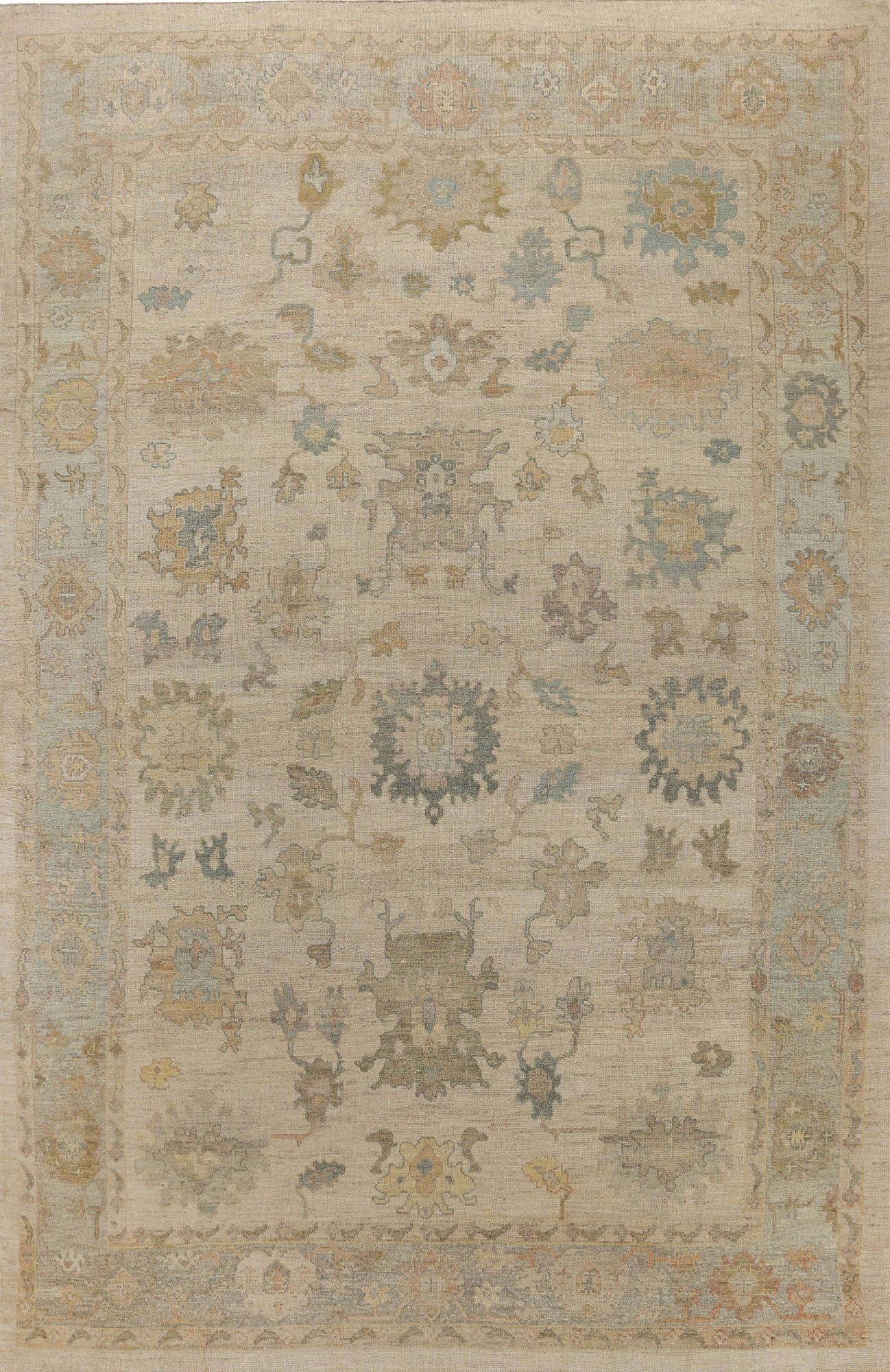 Thumbnail 4 for Turkey Oushak Tribal Rug 95920