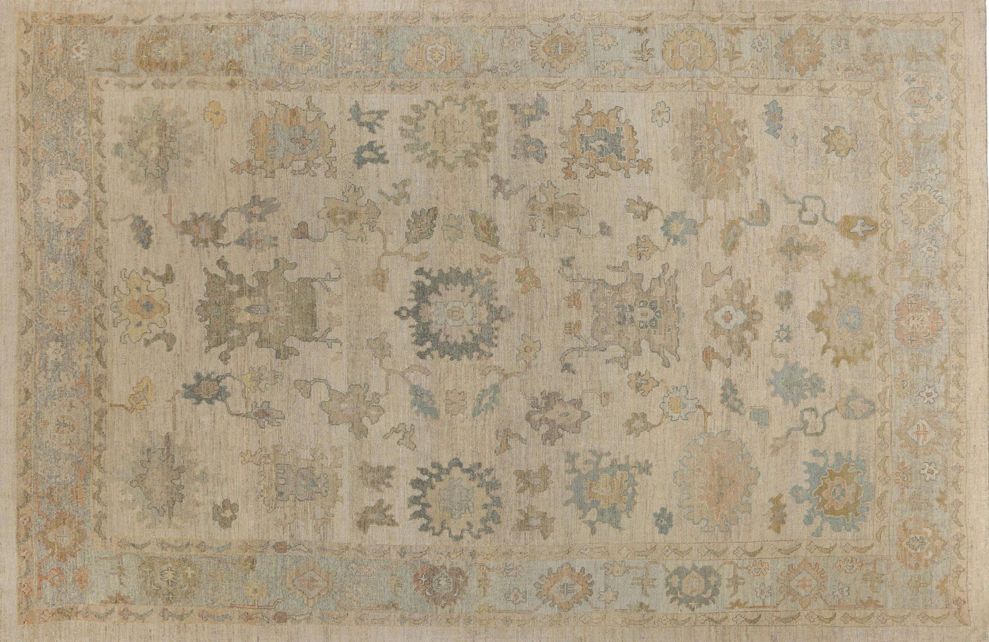 Thumbnail 5 for Turkey Oushak Tribal Rug 95920