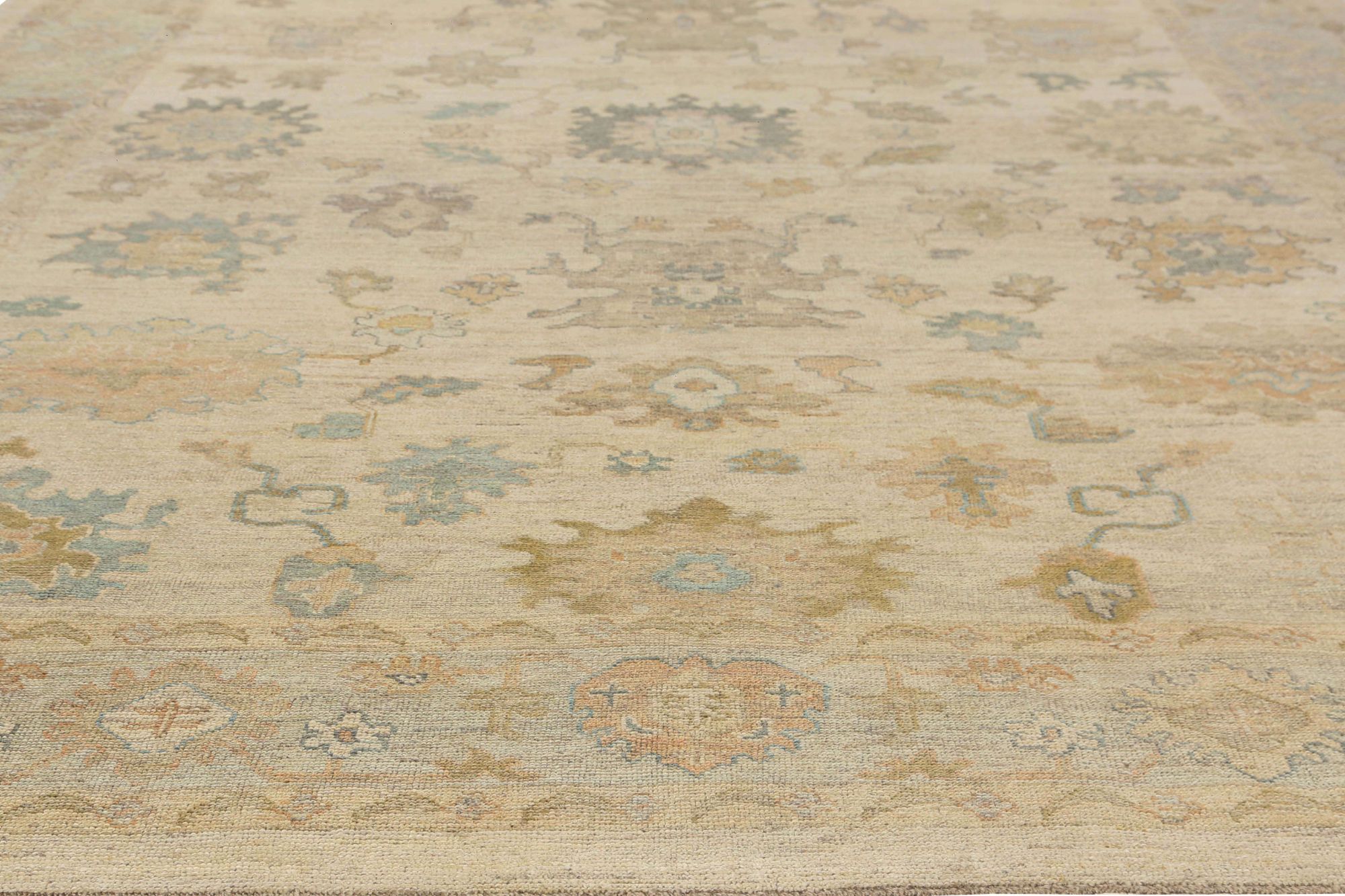 Thumbnail 8 for Turkey Oushak Tribal Rug 95920