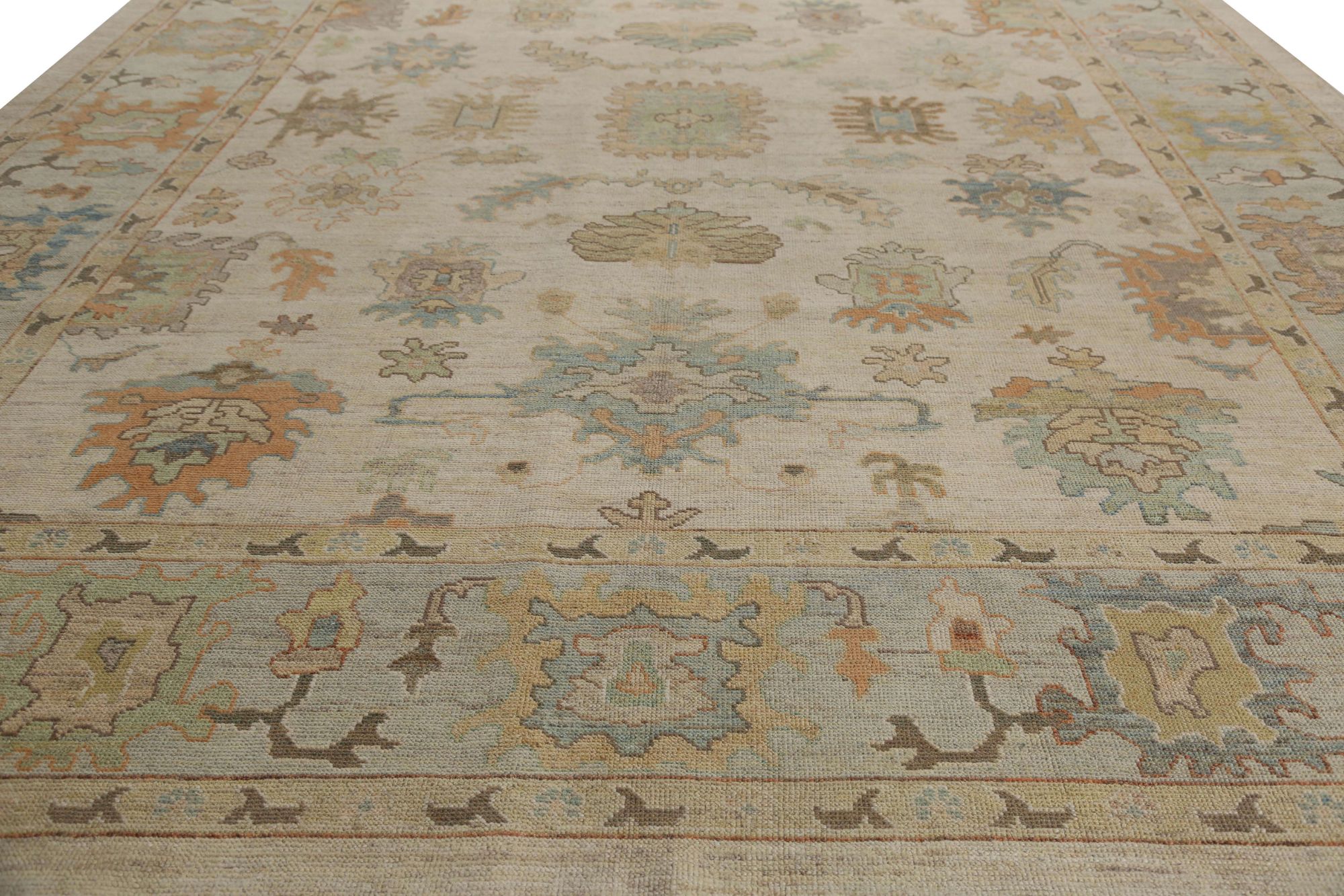 Thumbnail 7 for Turkey Oushak Tribal Rug 95936