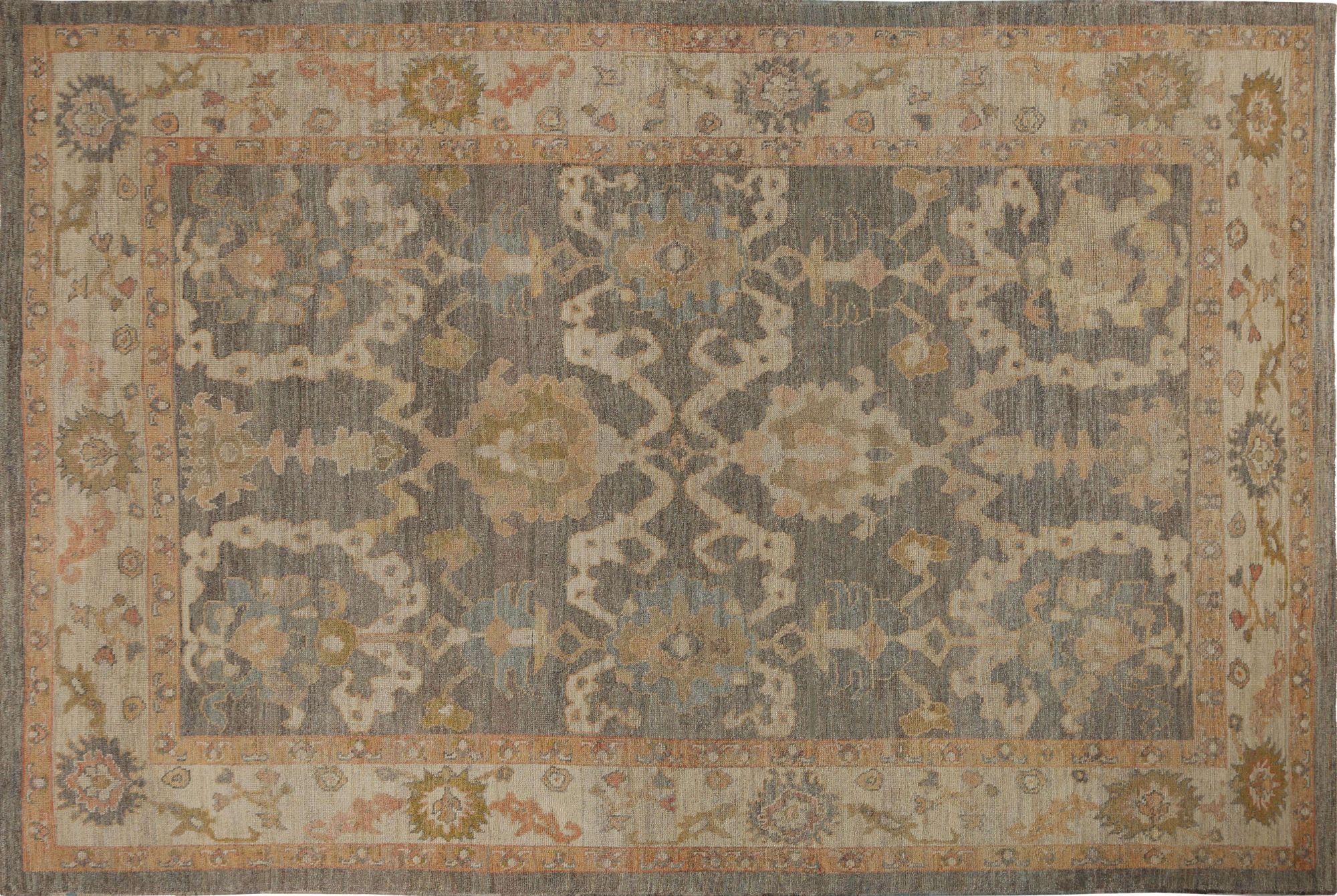 Thumbnail 7 for Turkey Oushak Tribal Rug 95964