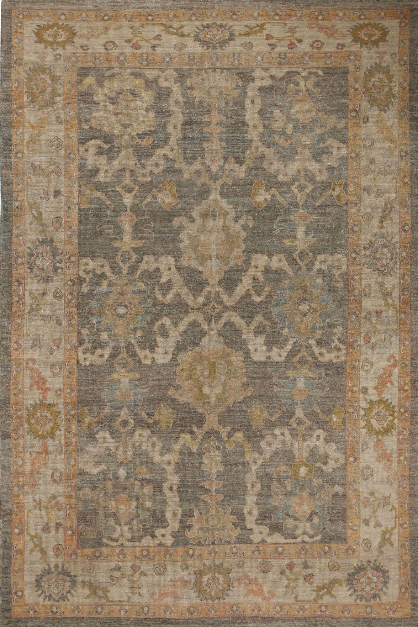 Thumbnail 5 for Turkey Oushak Tribal Rug 95964