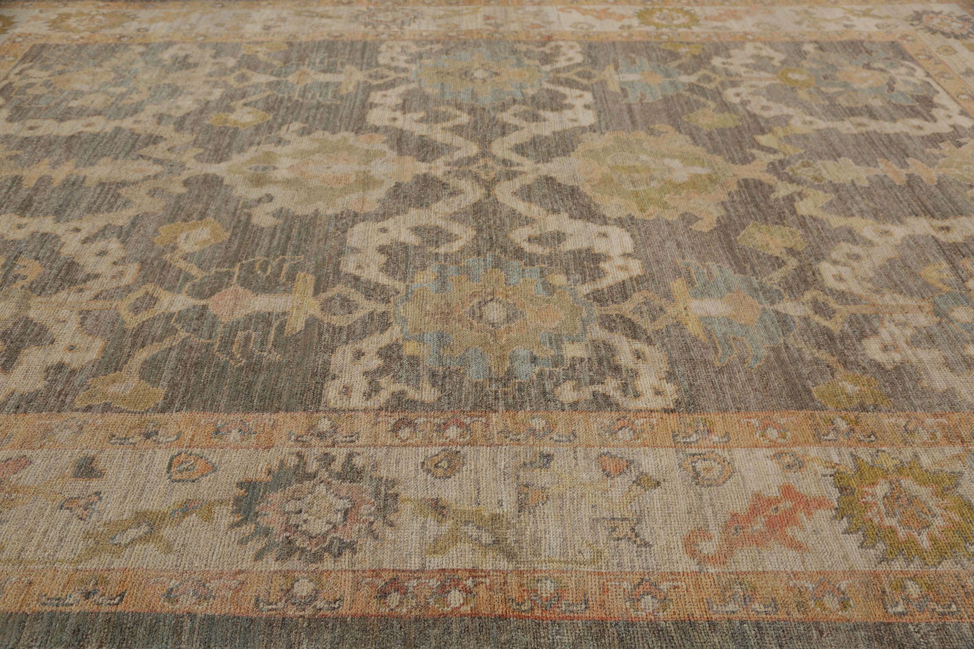 Thumbnail 8 for Turkey Oushak Tribal Rug 95964