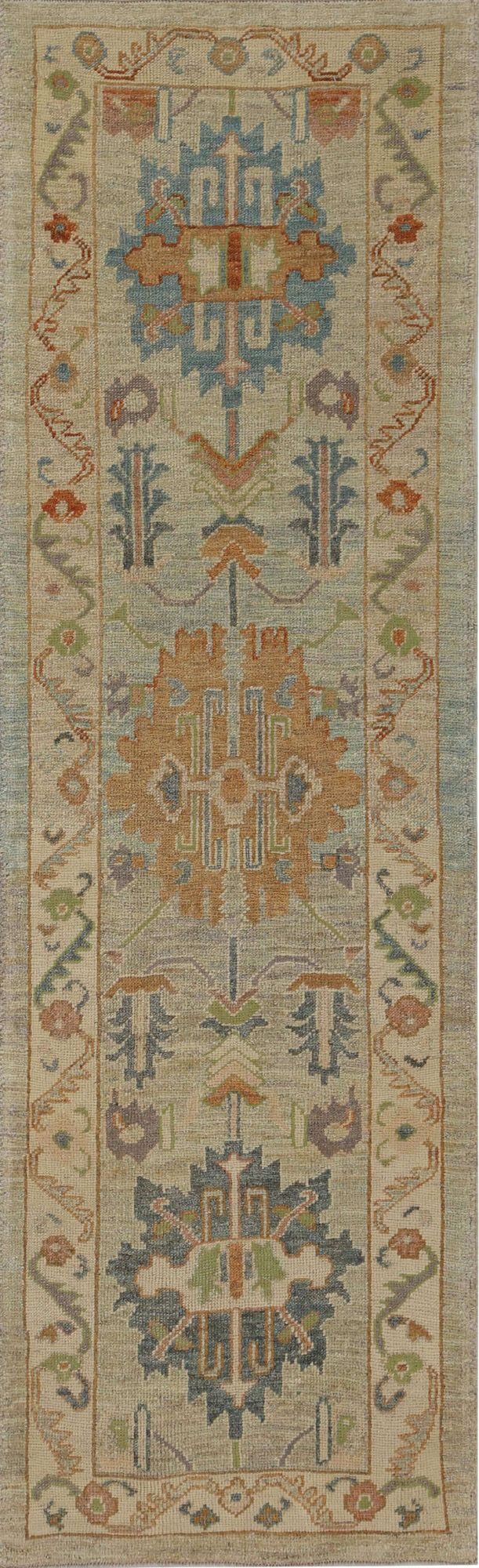 Thumbnail 11 for Turkey Oushak Tribal Rug 95983