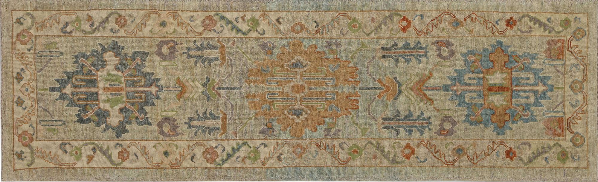 Thumbnail 14 for Turkey Oushak Tribal Rug 95983