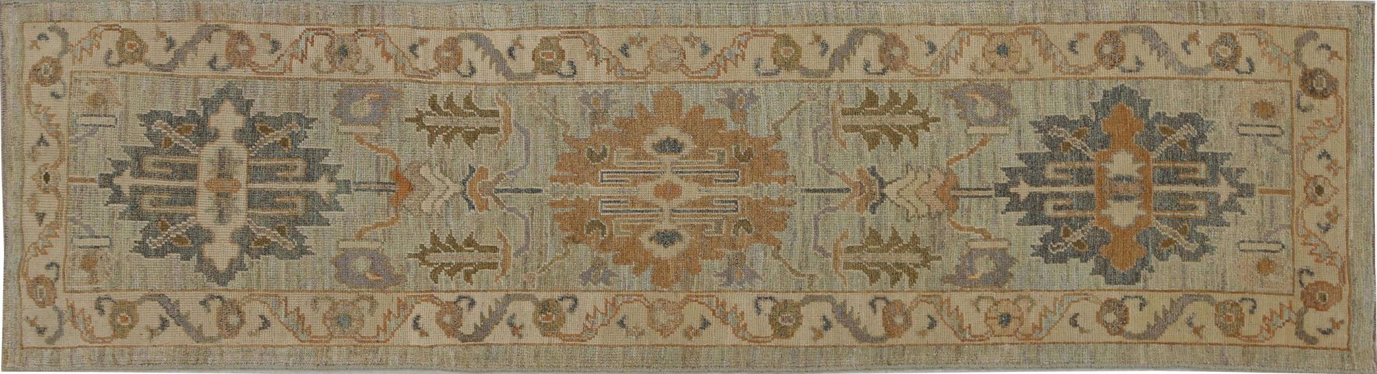 Thumbnail 14 for Turkey Oushak Tribal Rug 95984