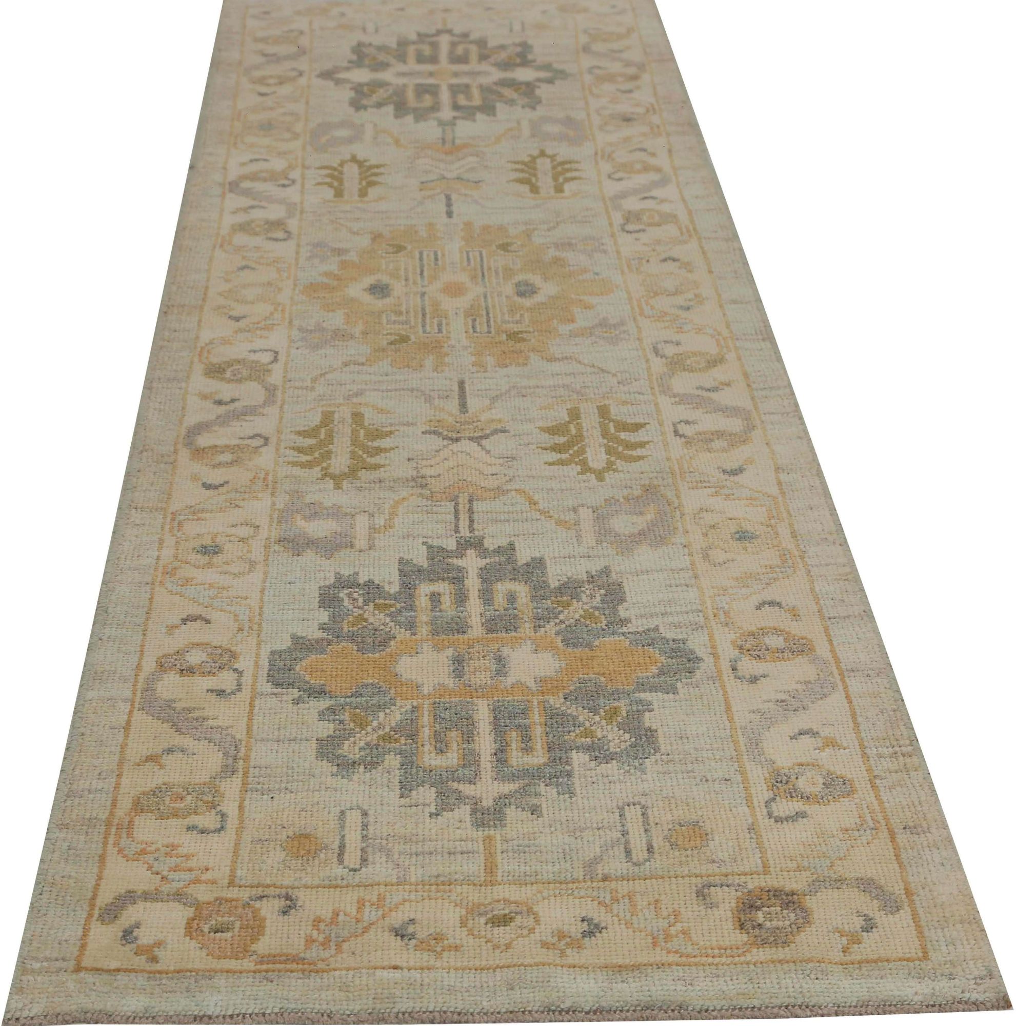 Thumbnail 3 for Turkey Oushak Tribal Rug 95984