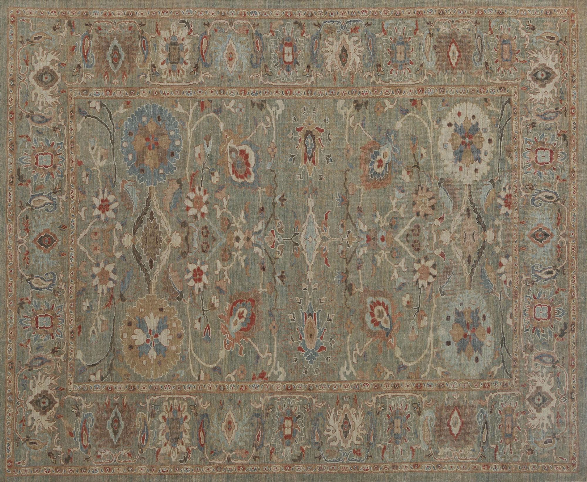 Thumbnail 2 for Turkey Sultanabad Tribal Rug 95993