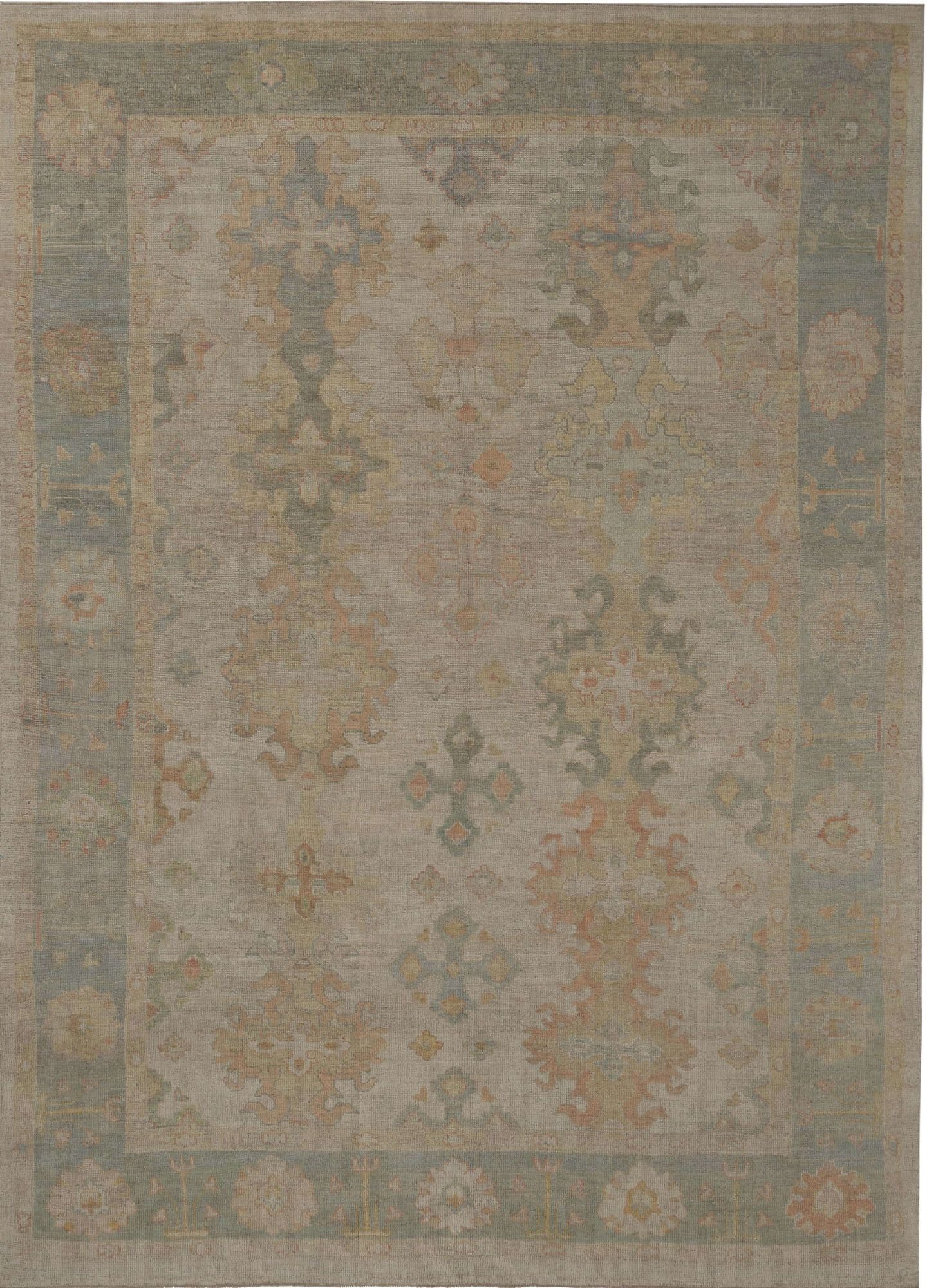 Thumbnail 4 for Turkey Oushak Tribal Rug 96004