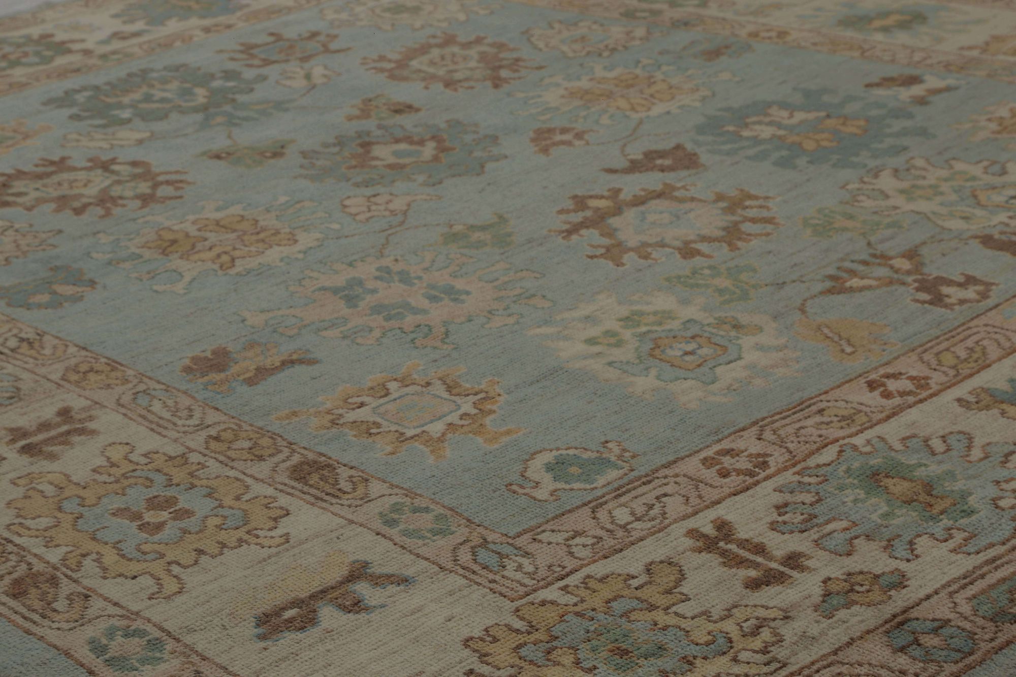 Thumbnail 8 for Turkey Oushak Tribal Rug 96007