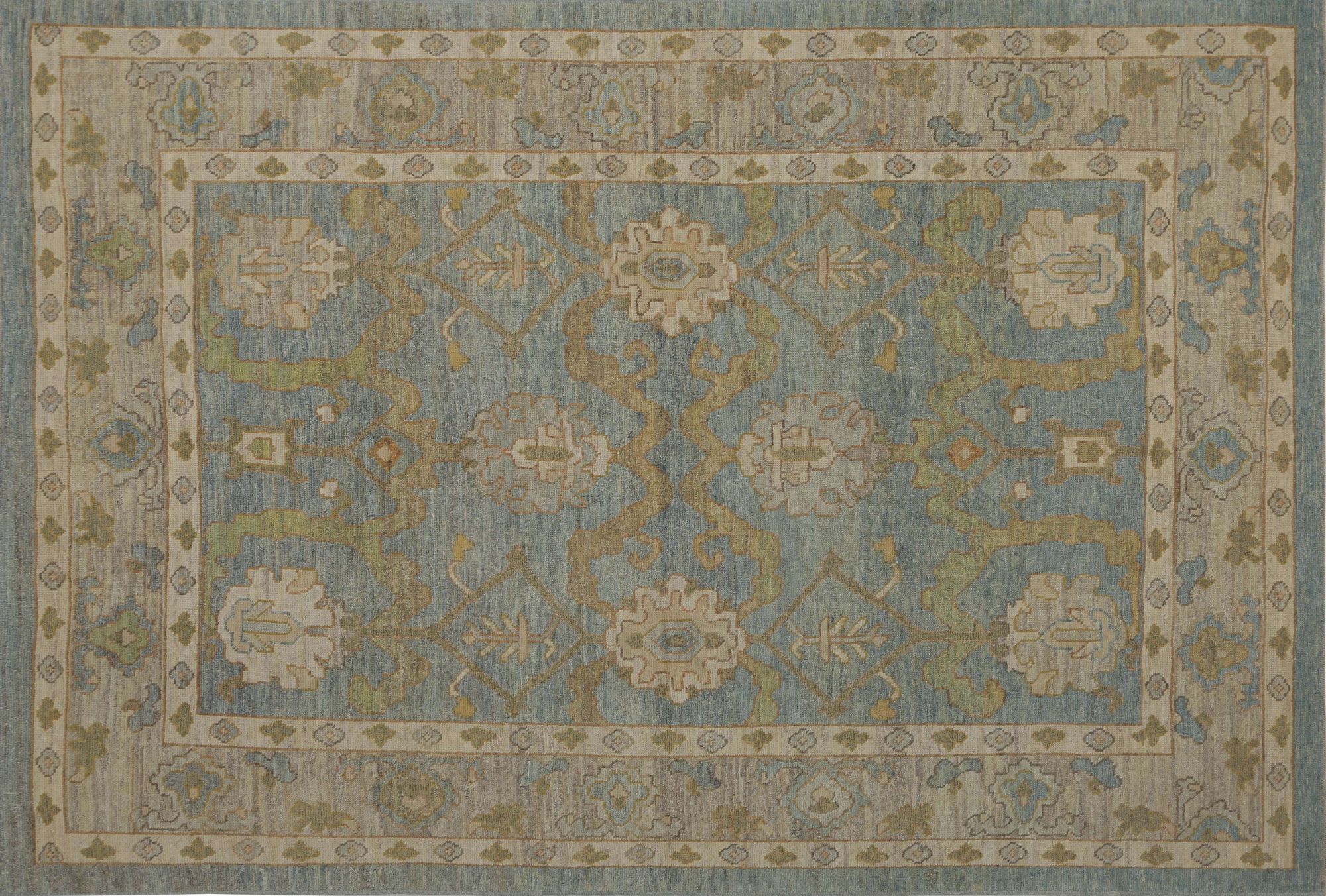 Thumbnail 5 for Turkey Oushak Tribal Rug 96026