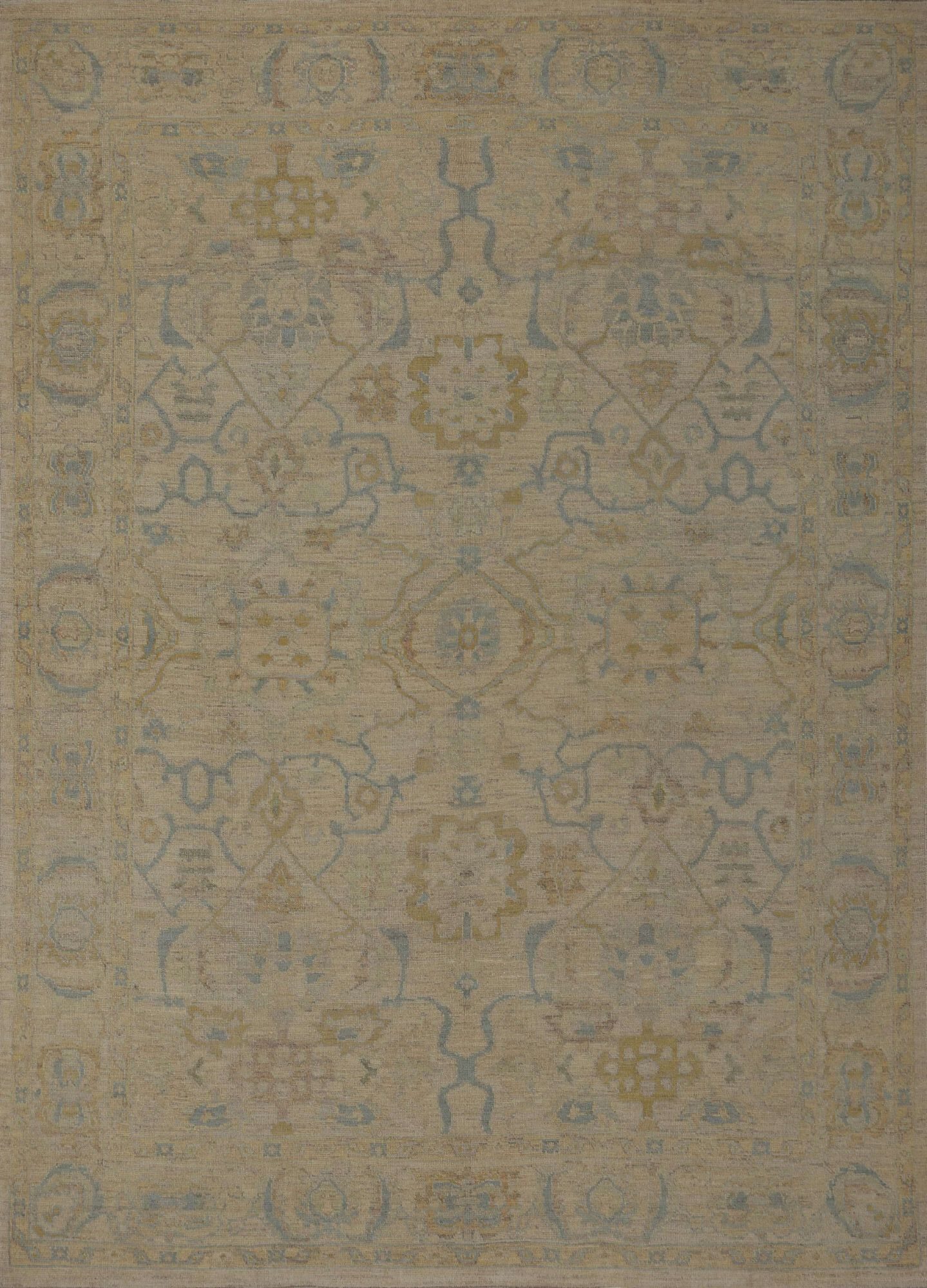 Thumbnail 5 for Turkey Oushak Tribal Rug 96028