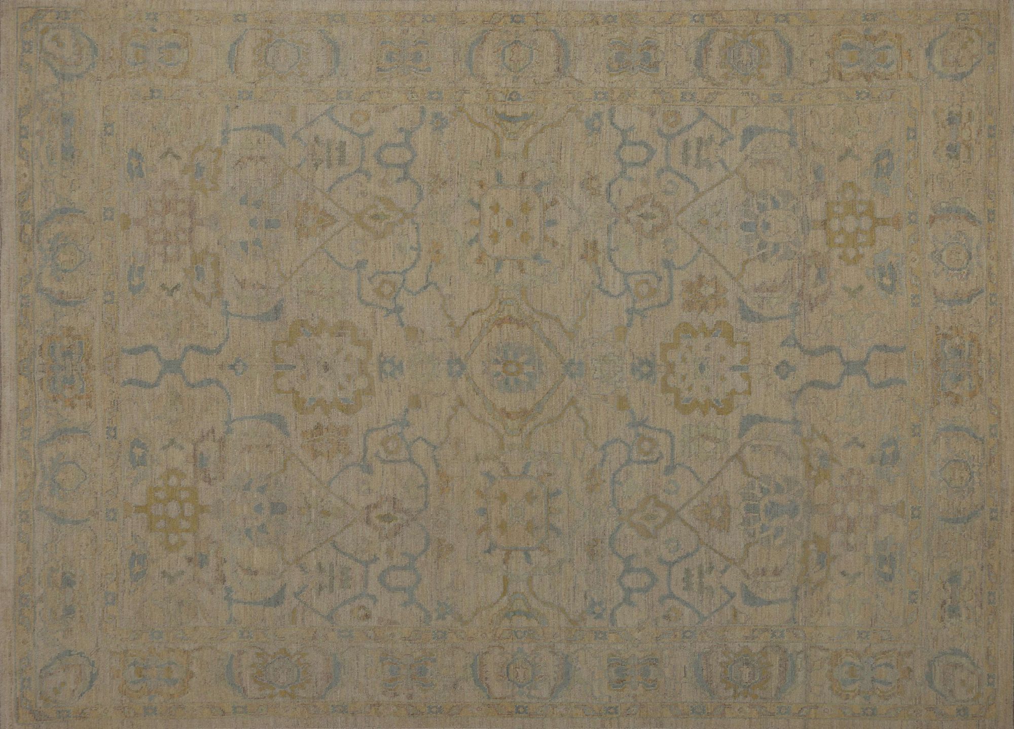 Thumbnail 4 for Turkey Oushak Tribal Rug 96028