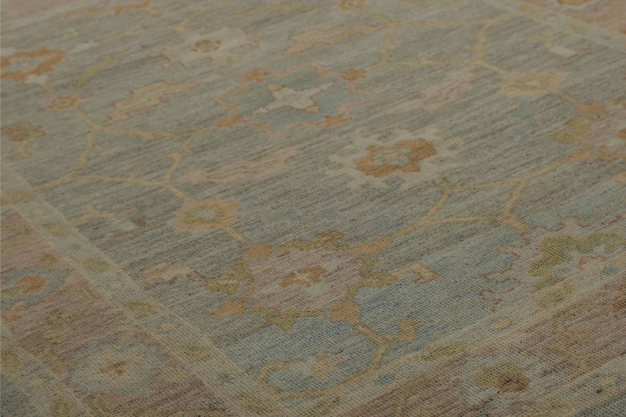 Thumbnail 6 for Turkey Oushak Tribal Rug 96052