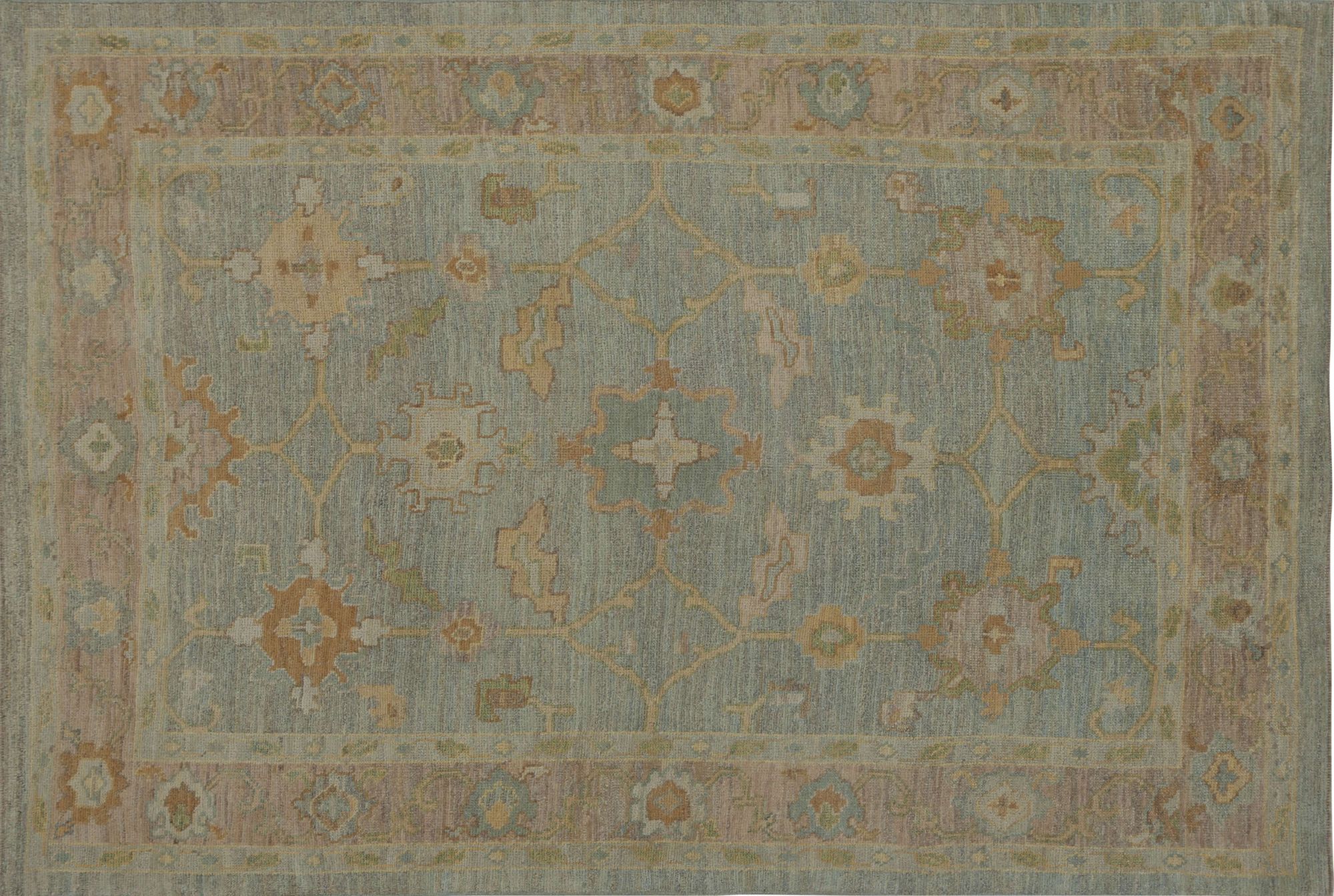 Thumbnail 5 for Turkey Oushak Tribal Rug 96052