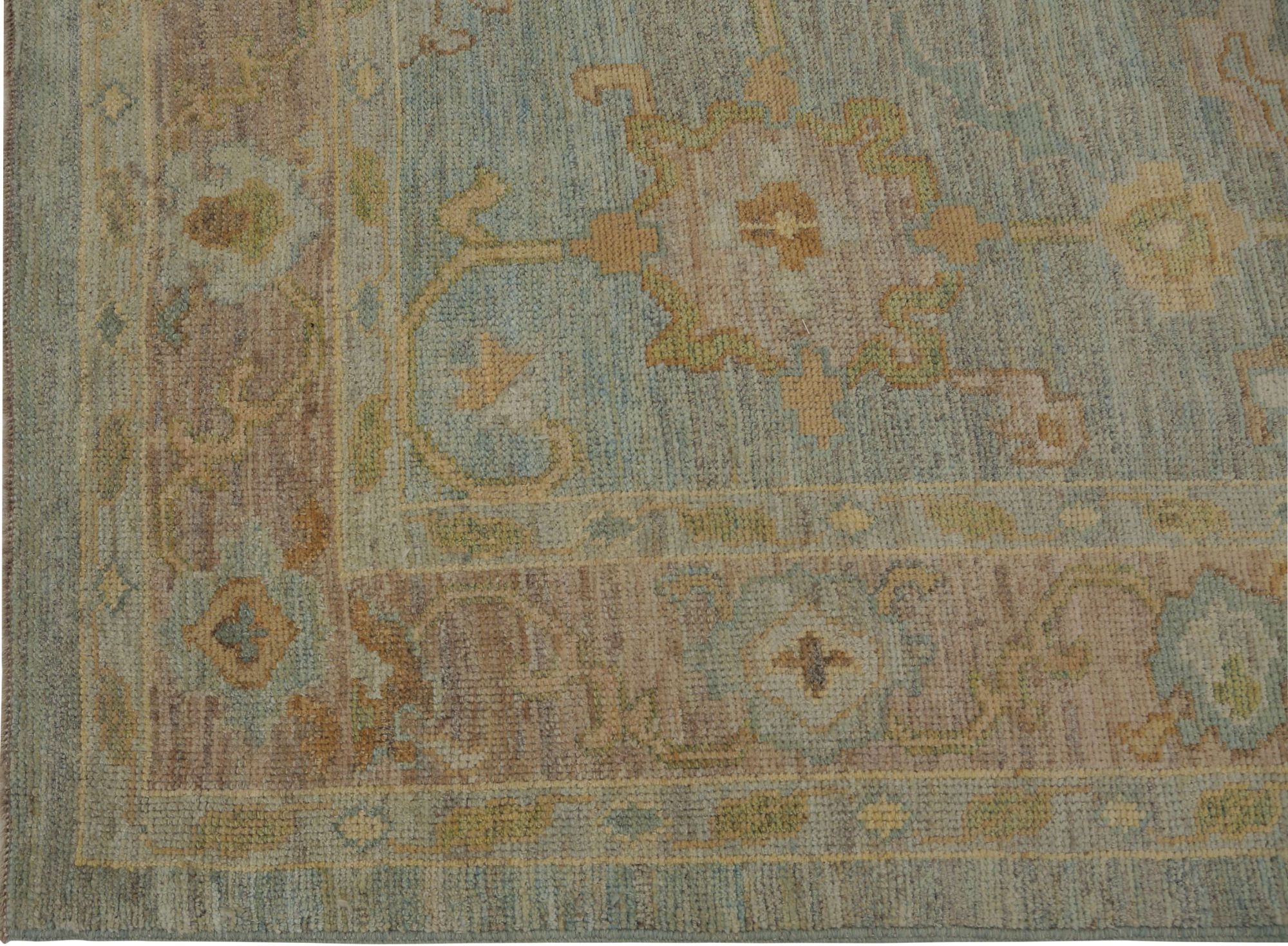 Thumbnail 2 for Turkey Oushak Tribal Rug 96052