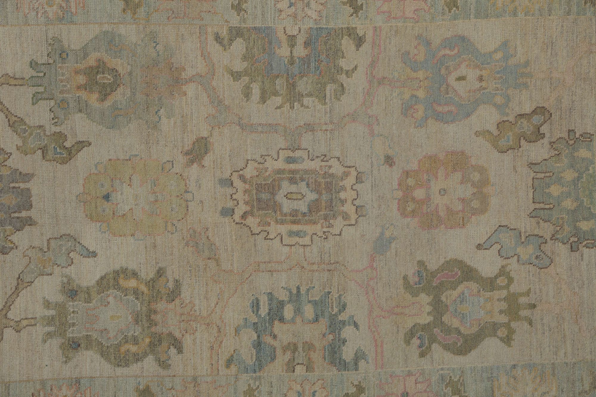 Thumbnail 3 for Turkey Oushak Tribal Rug 96056