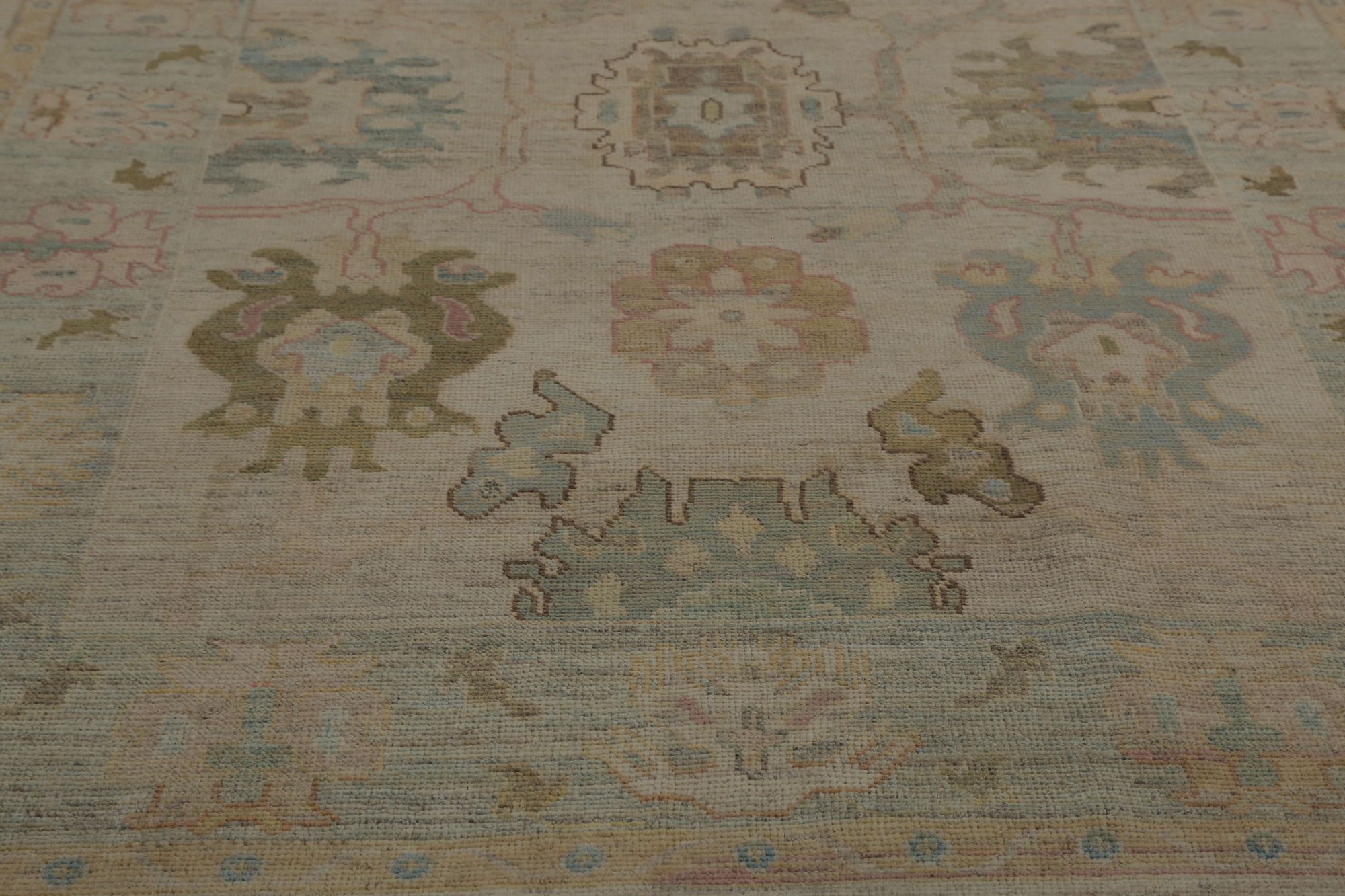 Thumbnail 7 for Turkey Oushak Tribal Rug 96056