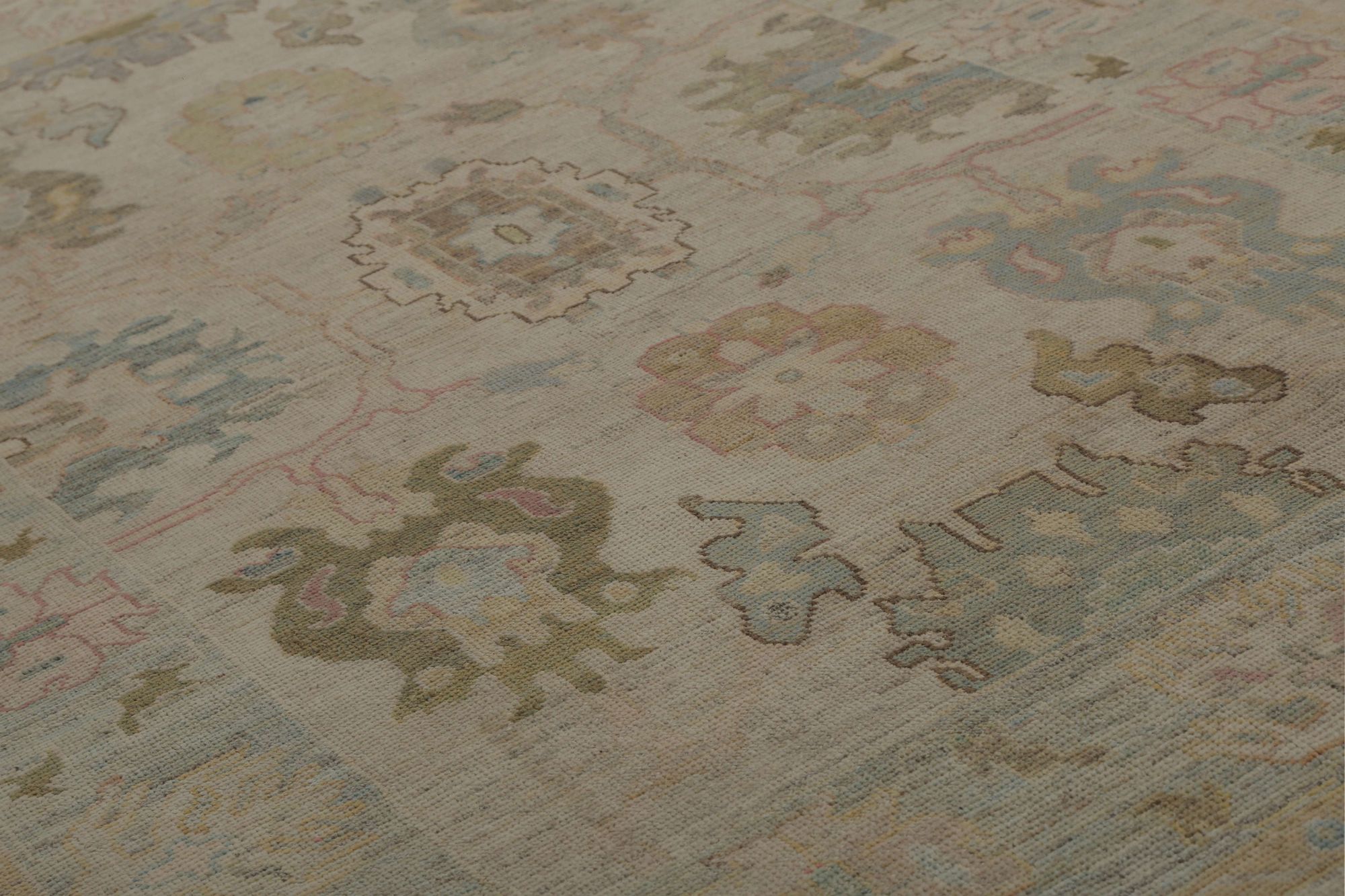 Thumbnail 6 for Turkey Oushak Tribal Rug 96056