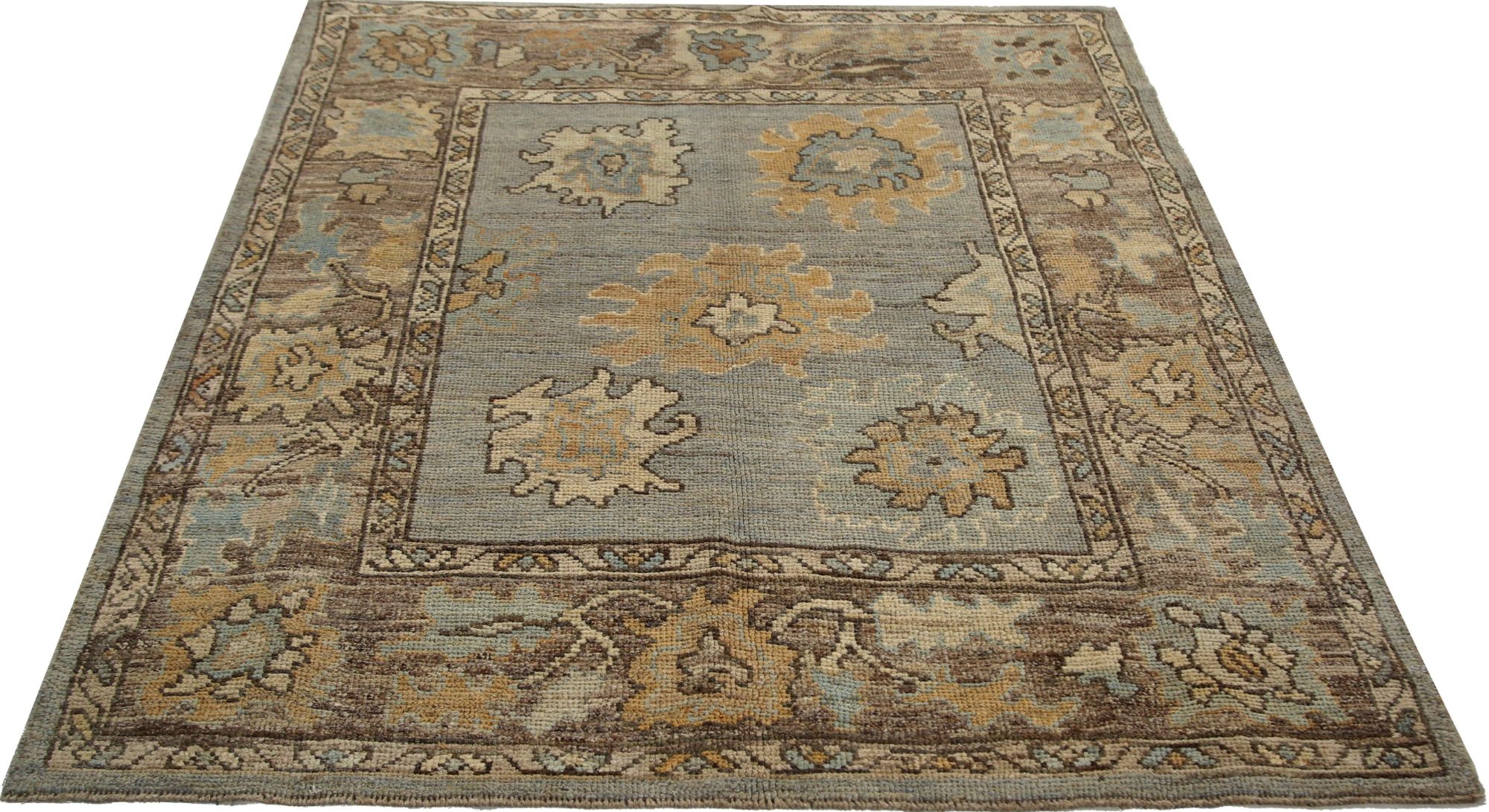 Thumbnail 12 for Turkey Oushak Tribal Rug 96067