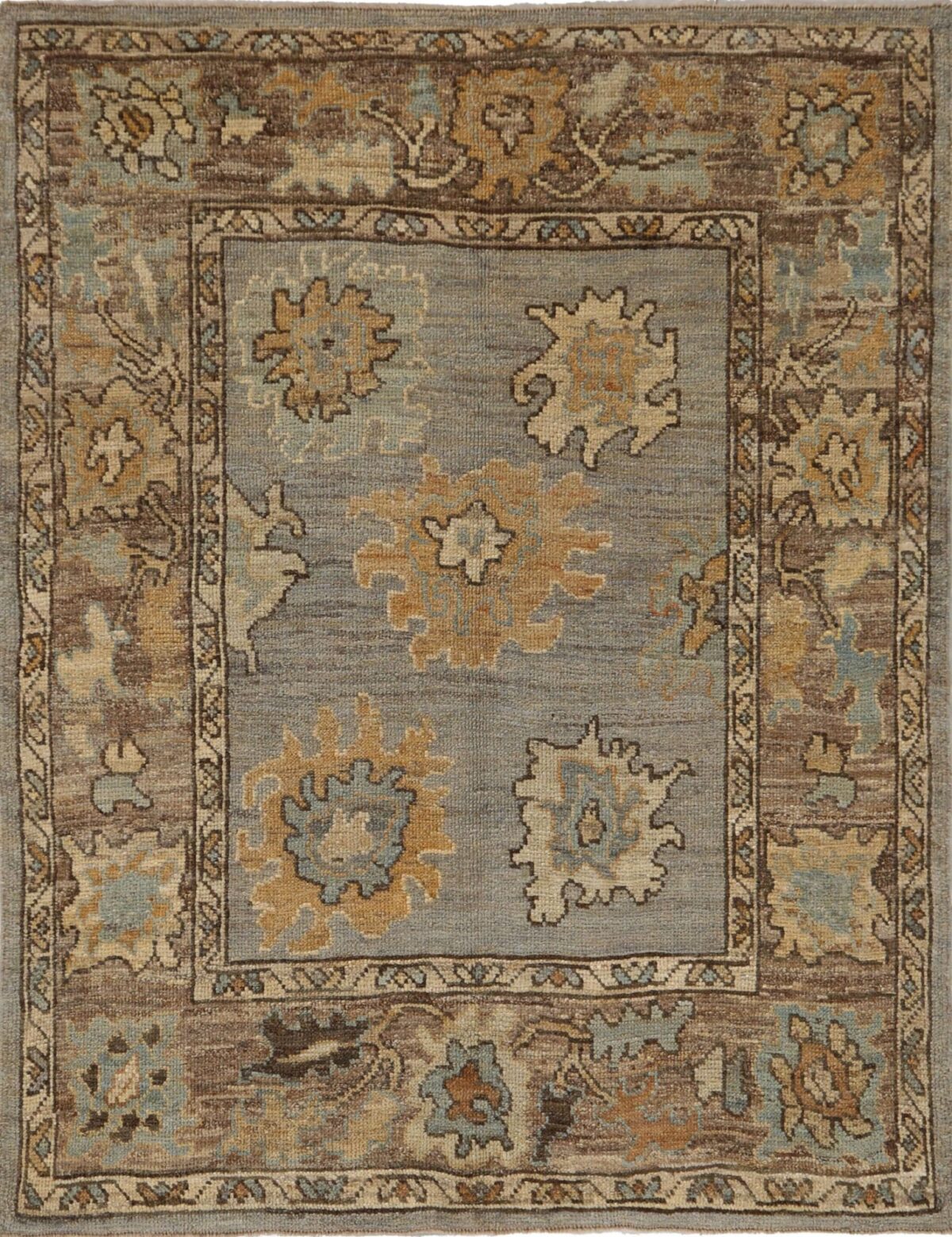 Thumbnail 11 for Turkey Oushak Tribal Rug 96067