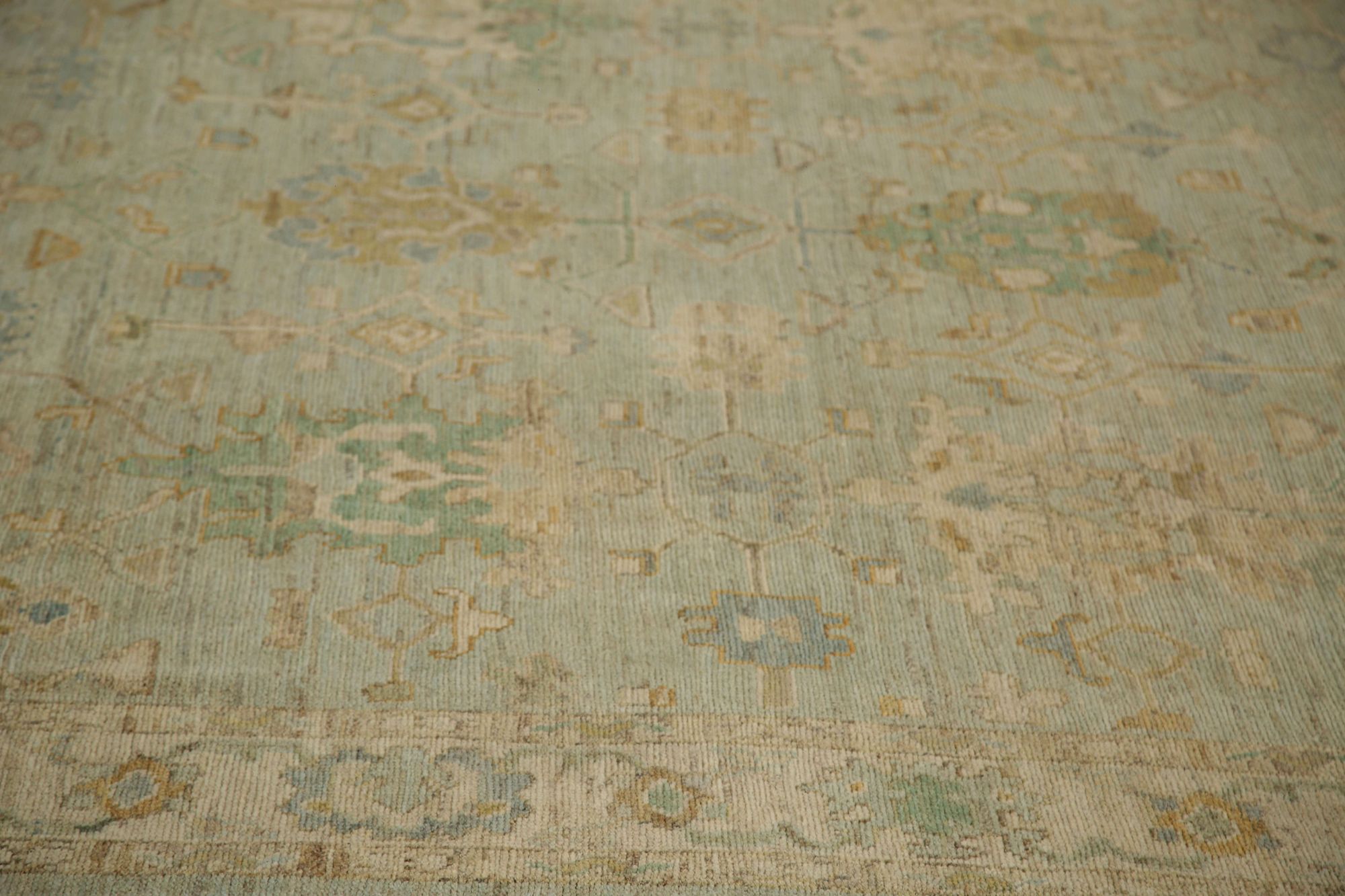 Thumbnail 8 for Turkey Oushak Tribal Rug 96072