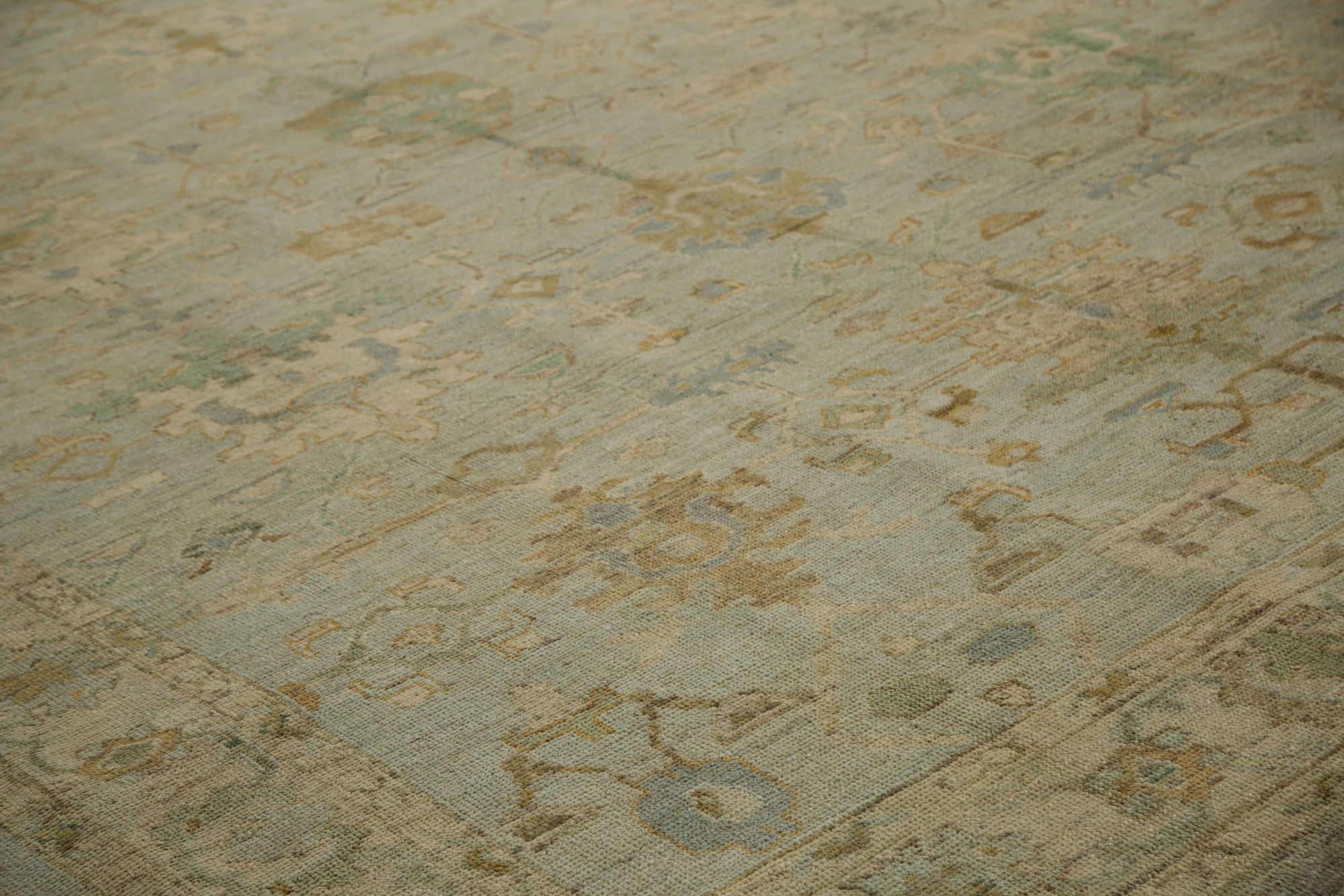 Thumbnail 7 for Turkey Oushak Tribal Rug 96072