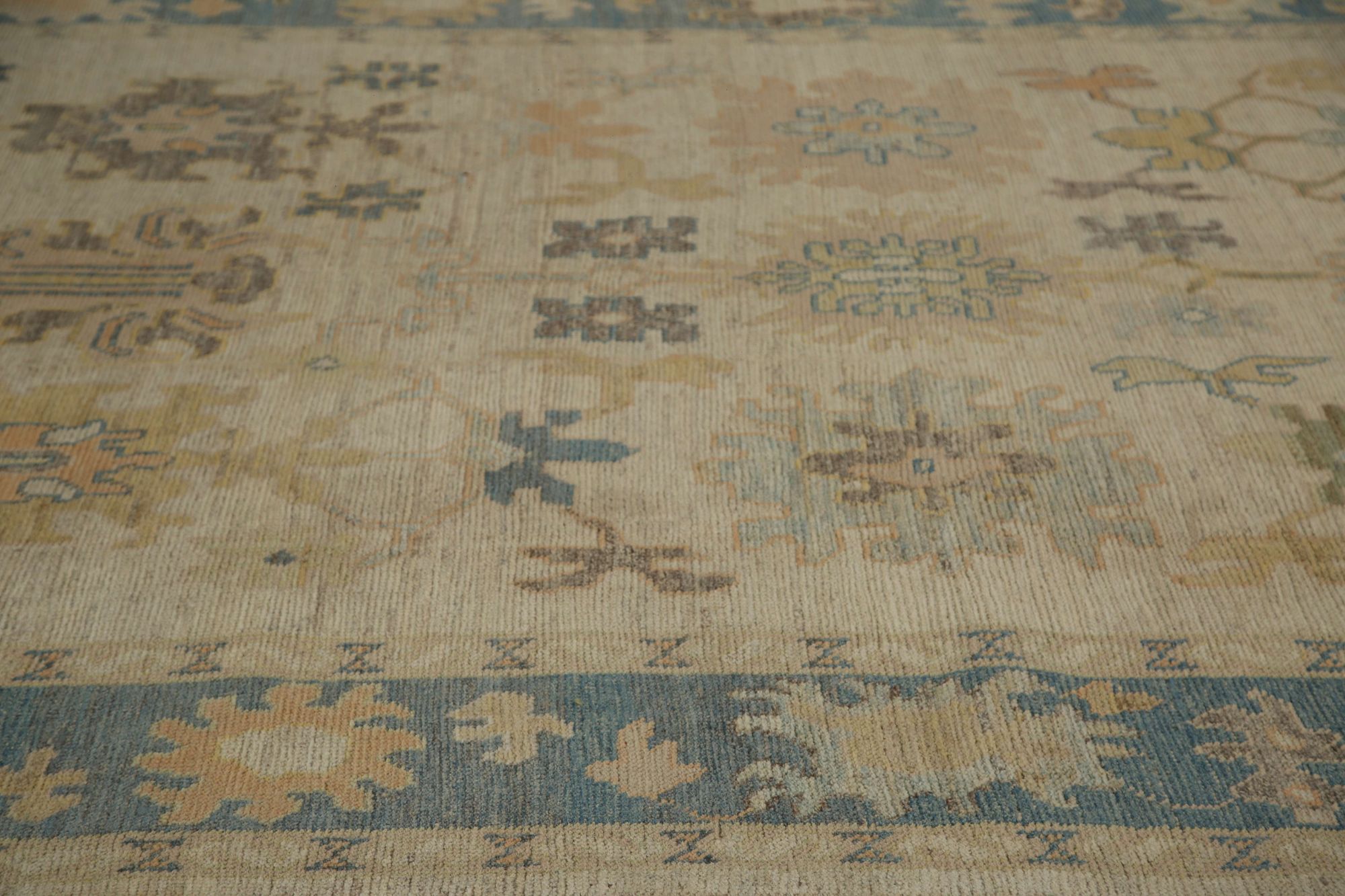 Thumbnail 8 for Turkey Oushak Tribal Rug 96075