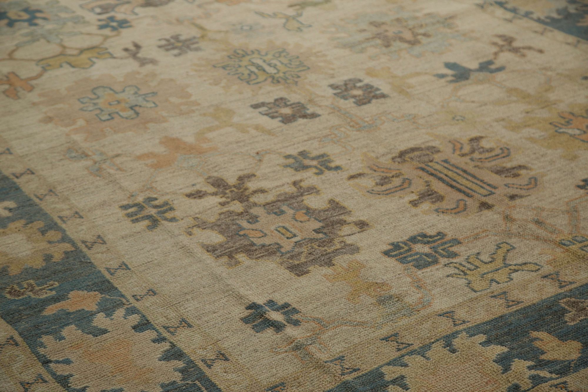 Thumbnail 7 for Turkey Oushak Tribal Rug 96075