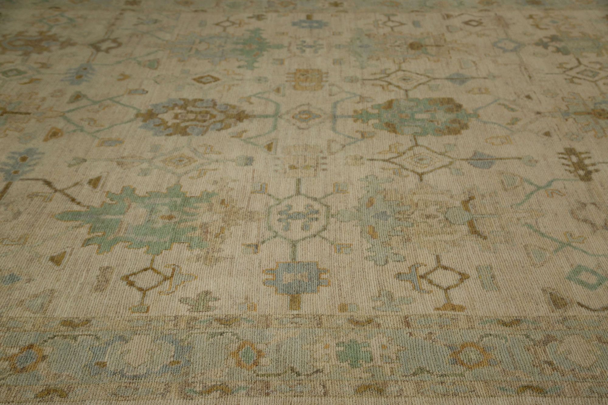 Thumbnail 7 for Turkey Oushak Tribal Rug 96083