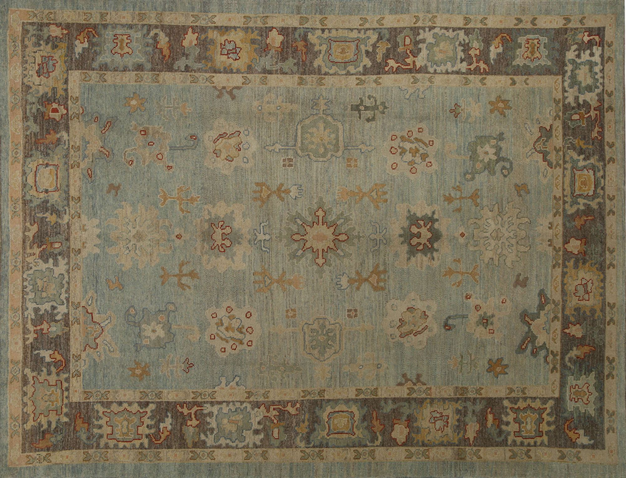 Thumbnail 5 for Turkey Oushak Tribal Rug 96084