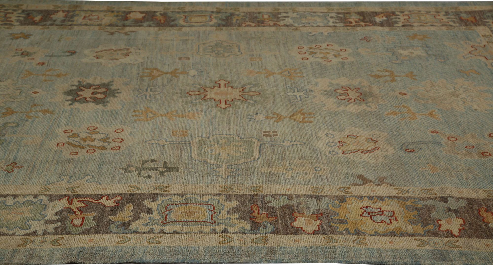 Thumbnail 8 for Turkey Oushak Tribal Rug 96084