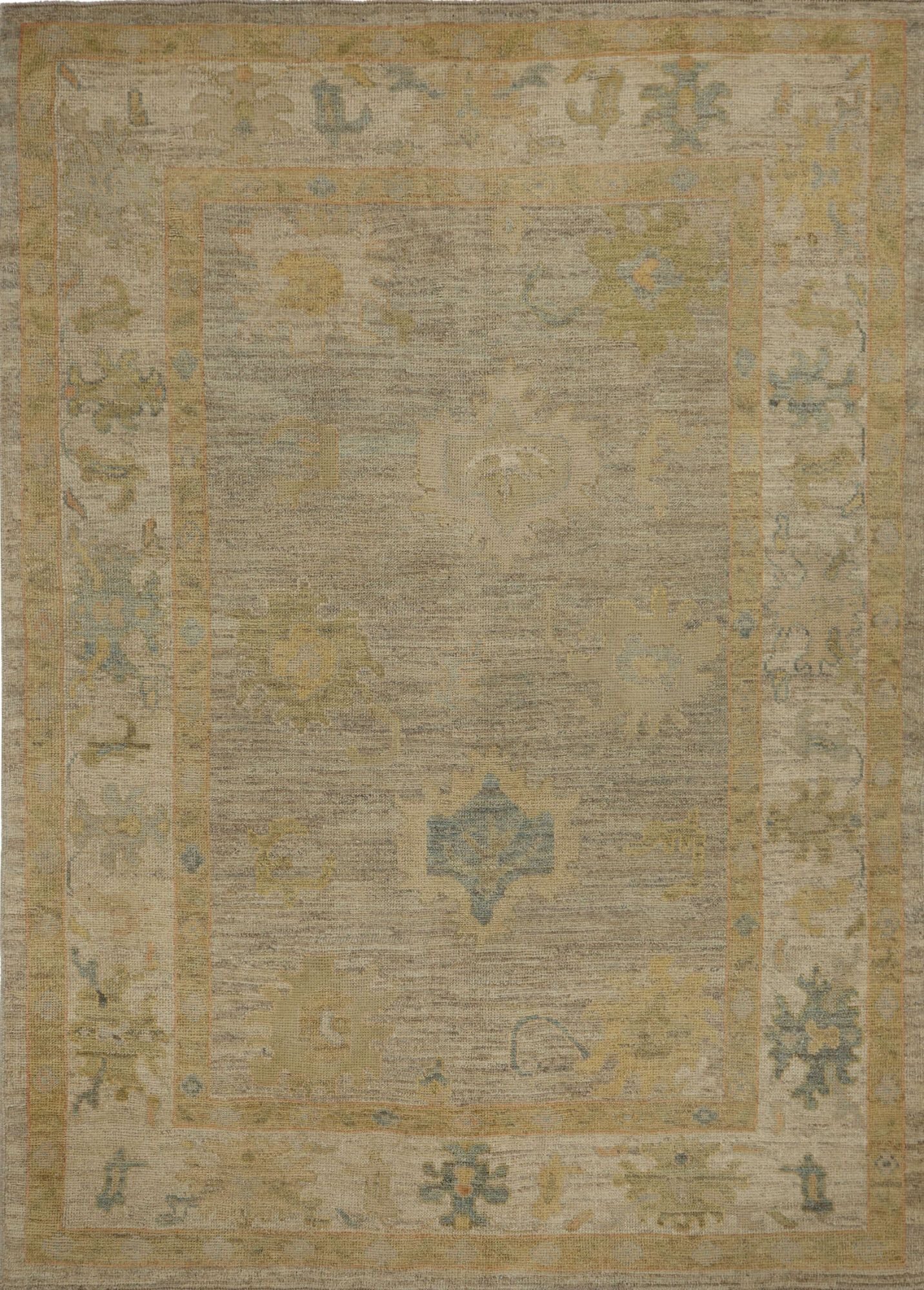 Thumbnail 2 for Turkey Oushak Tribal Rug 96100