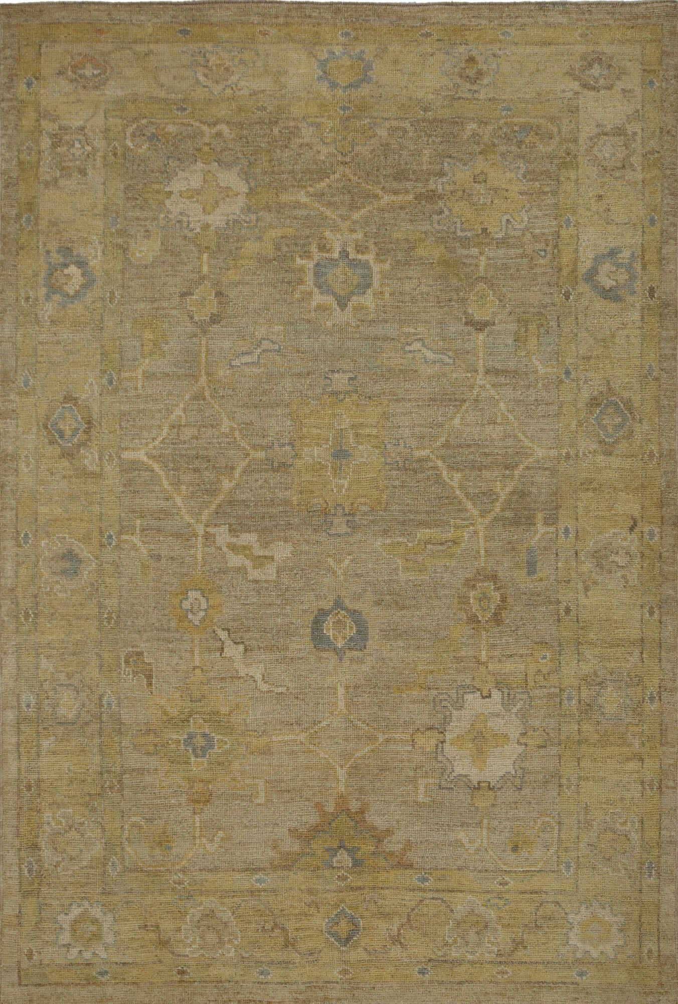 Thumbnail 4 for Turkey Oushak Tribal Rug 96105