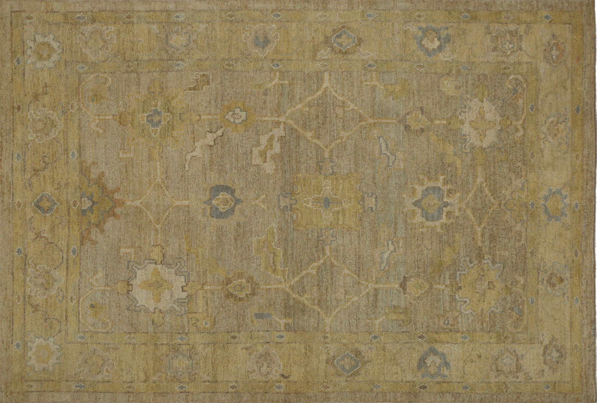 Thumbnail 5 for Turkey Oushak Tribal Rug 96105