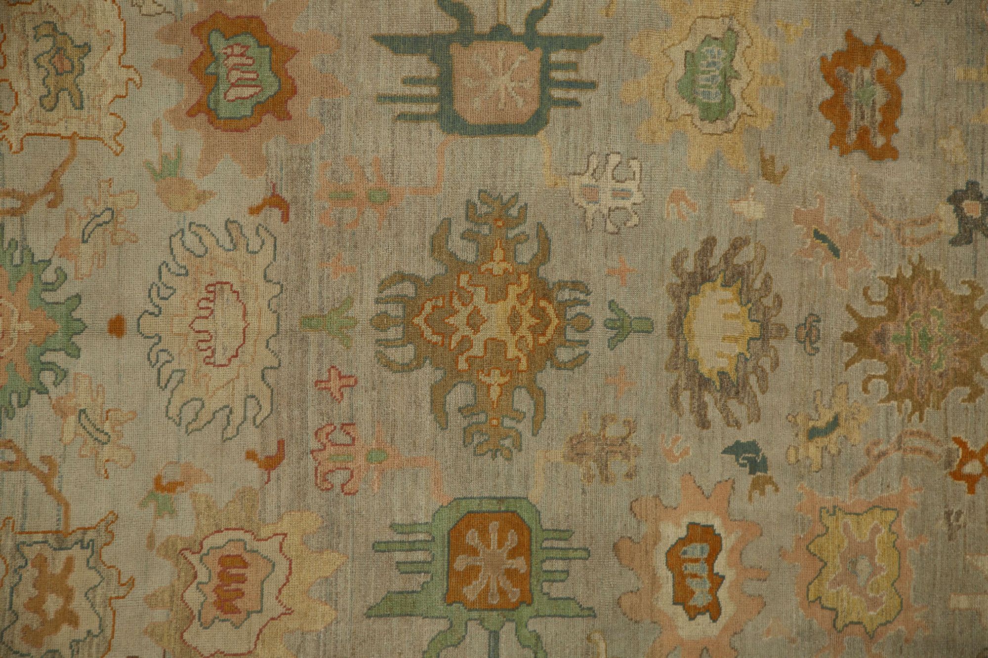 Thumbnail 5 for Turkey Oushak Tribal Rug 96107