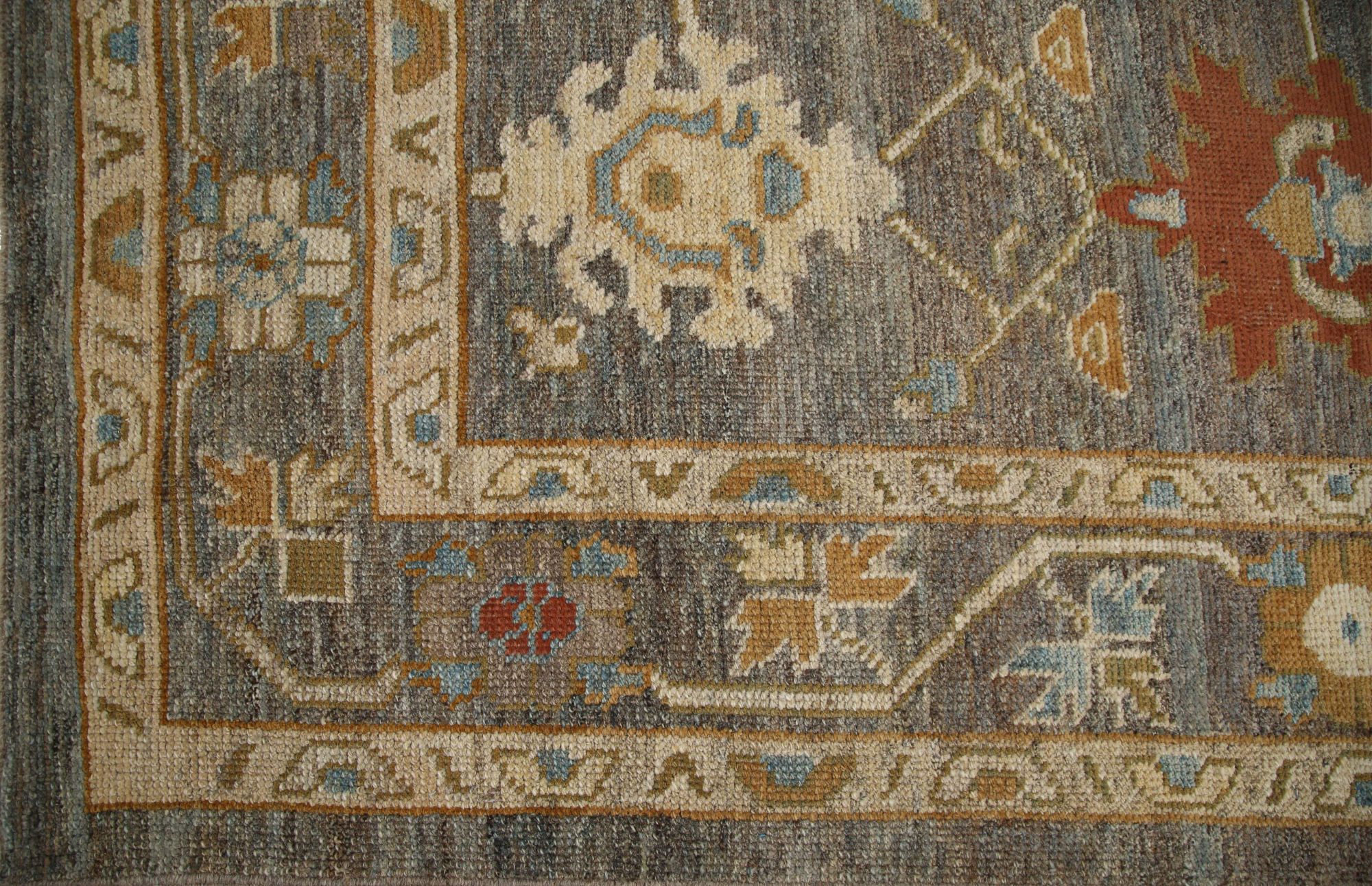 Thumbnail 5 for Turkey Oushak Tribal Rug 96110