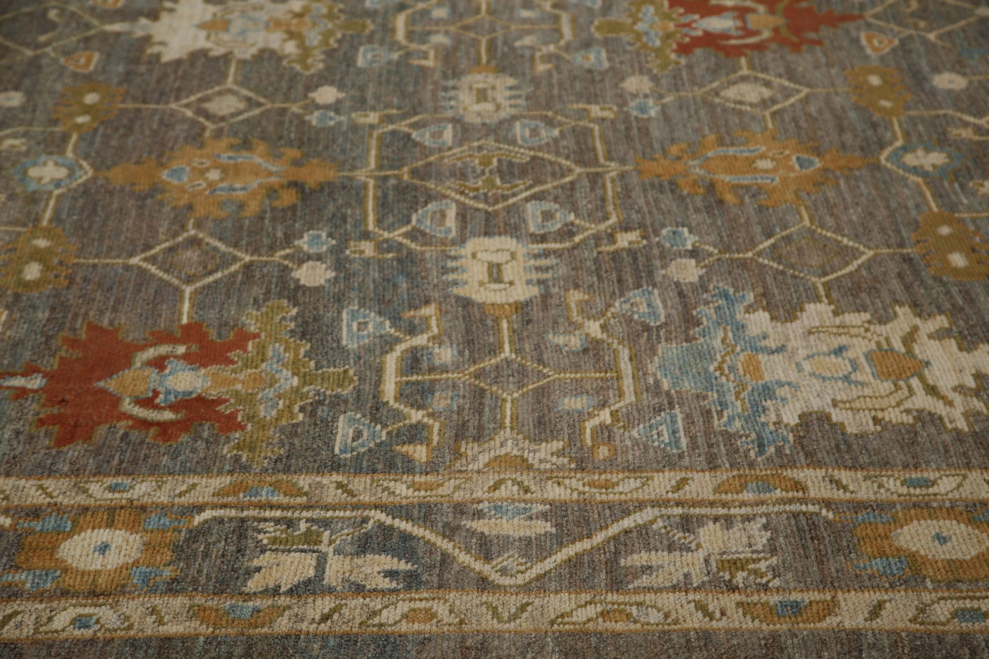 Thumbnail 8 for Turkey Oushak Tribal Rug 96110