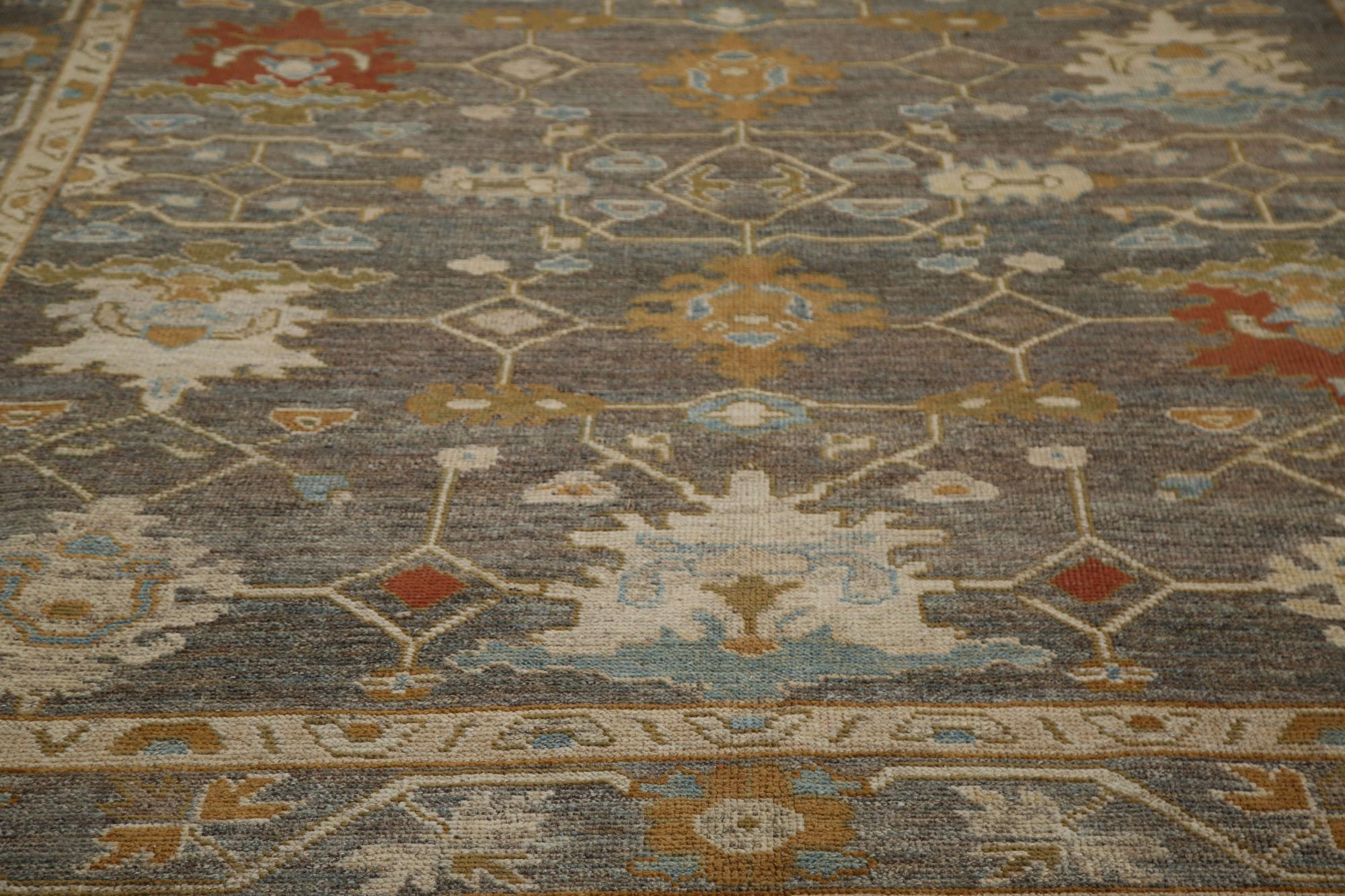 Thumbnail 7 for Turkey Oushak Tribal Rug 96110