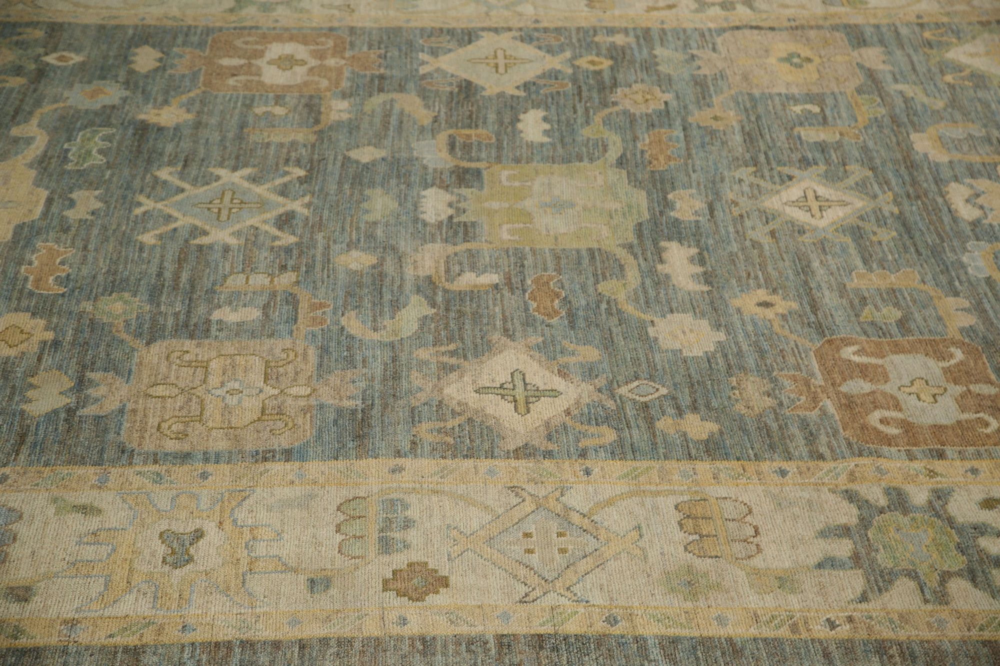 Thumbnail 6 for Turkey Oushak Tribal Rug 96111