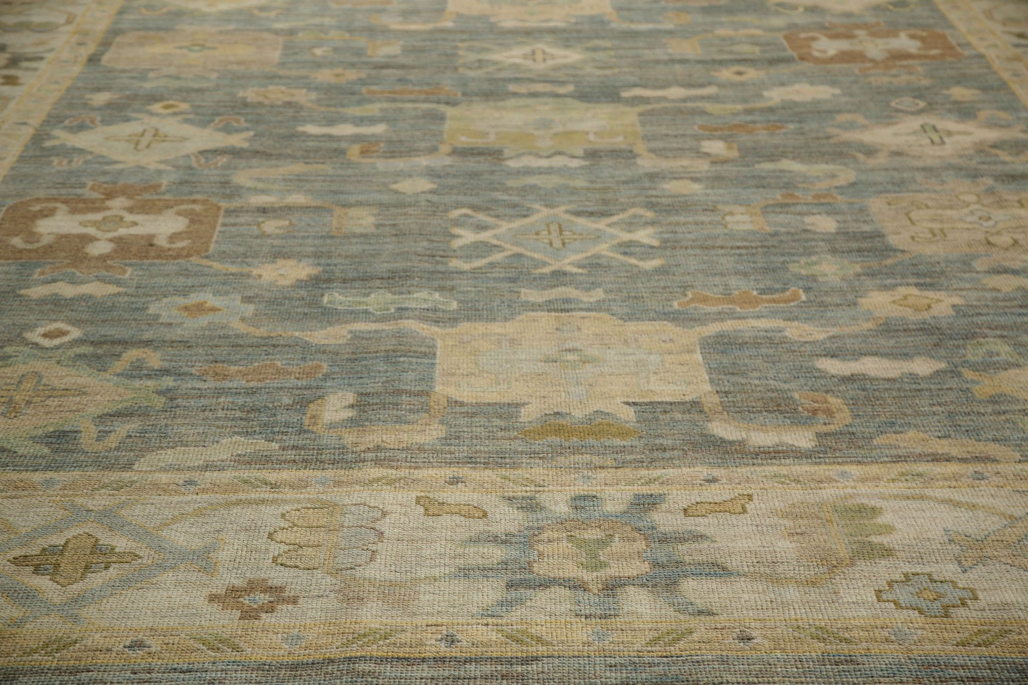 Thumbnail 8 for Turkey Oushak Tribal Rug 96111