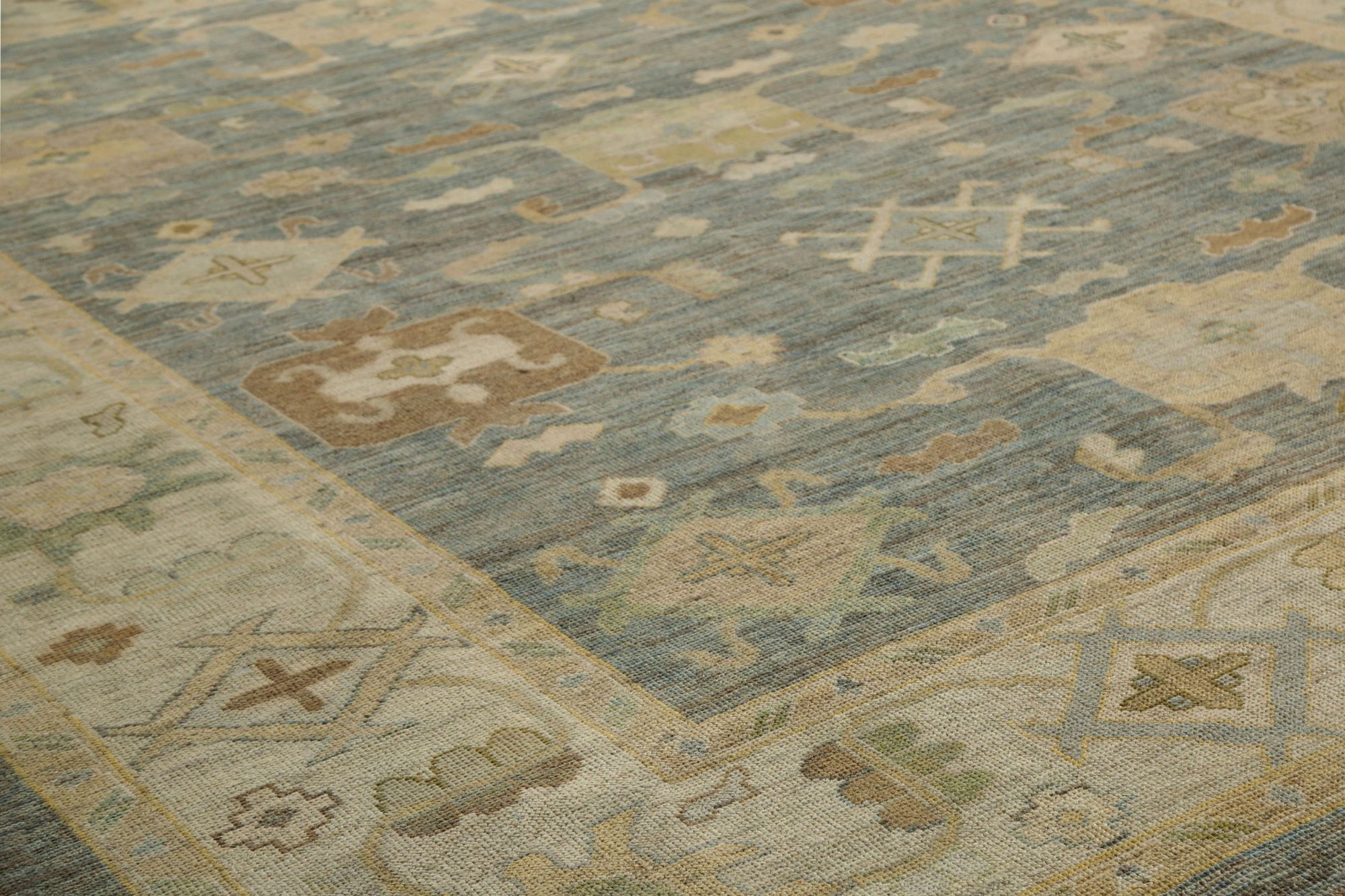 Thumbnail 7 for Turkey Oushak Tribal Rug 96111