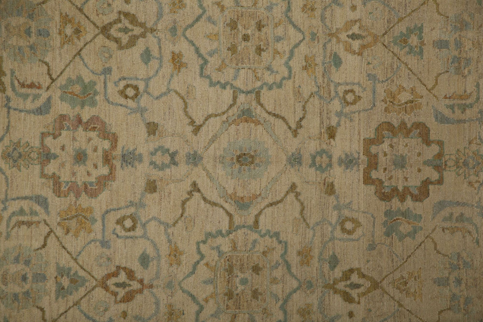 Thumbnail 2 for Turkey Oushak Tribal Rug 96112