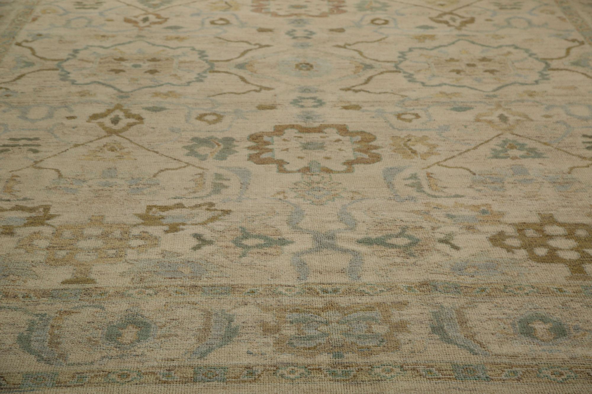 Thumbnail 7 for Turkey Oushak Tribal Rug 96112