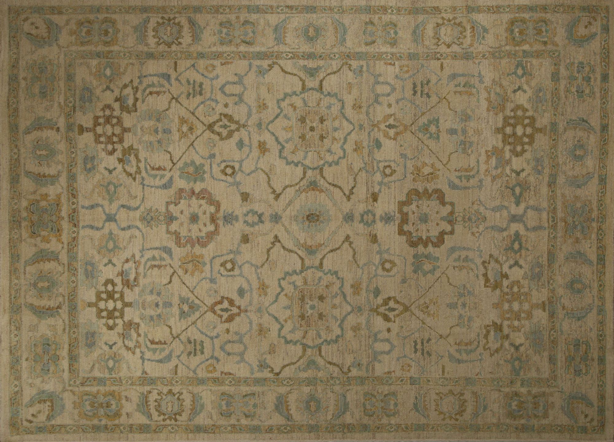 Thumbnail 5 for Turkey Oushak Tribal Rug 96112