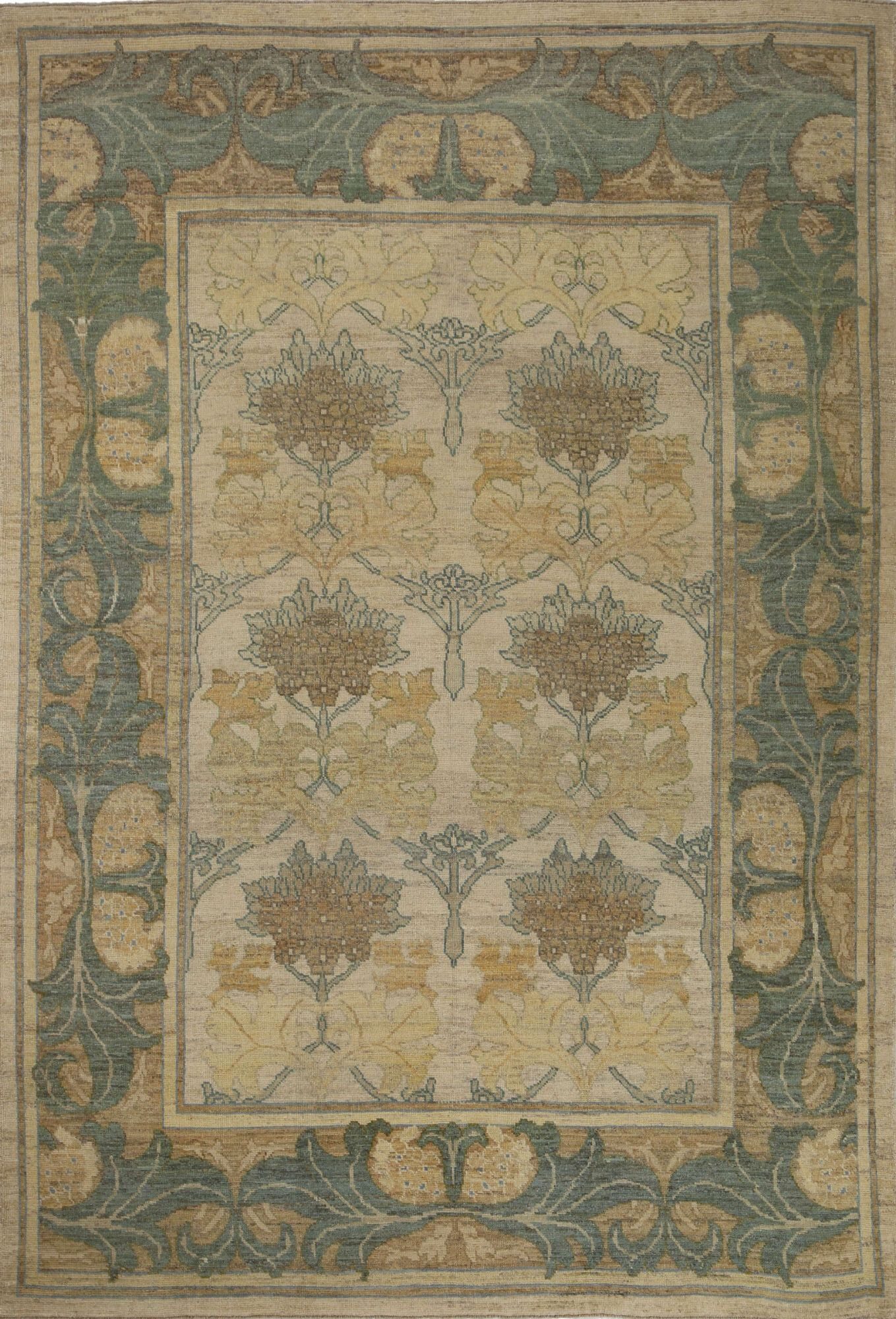 Thumbnail 4 for Turkey Oushak Tribal Rug 96113