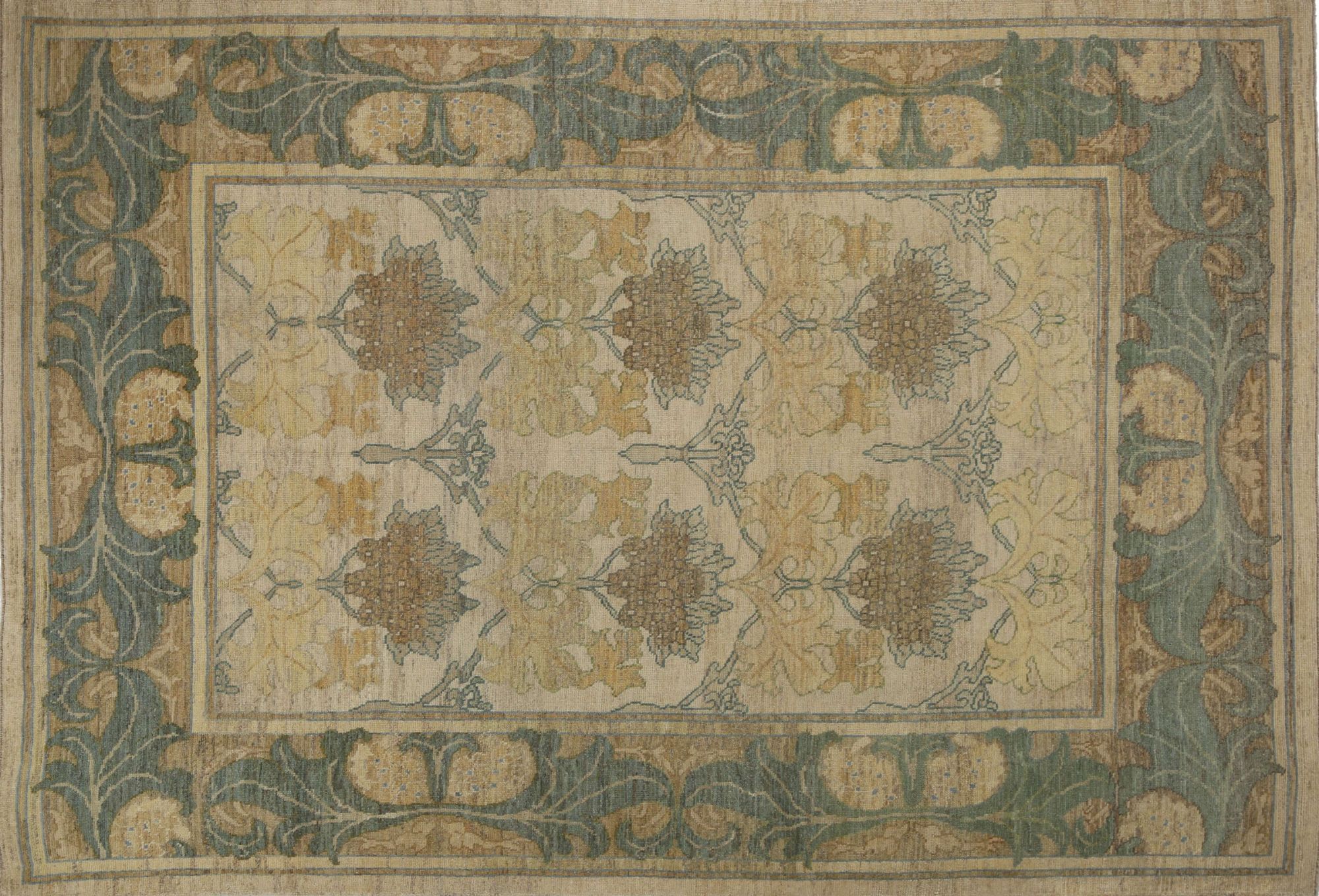 Thumbnail 5 for Turkey Oushak Tribal Rug 96113