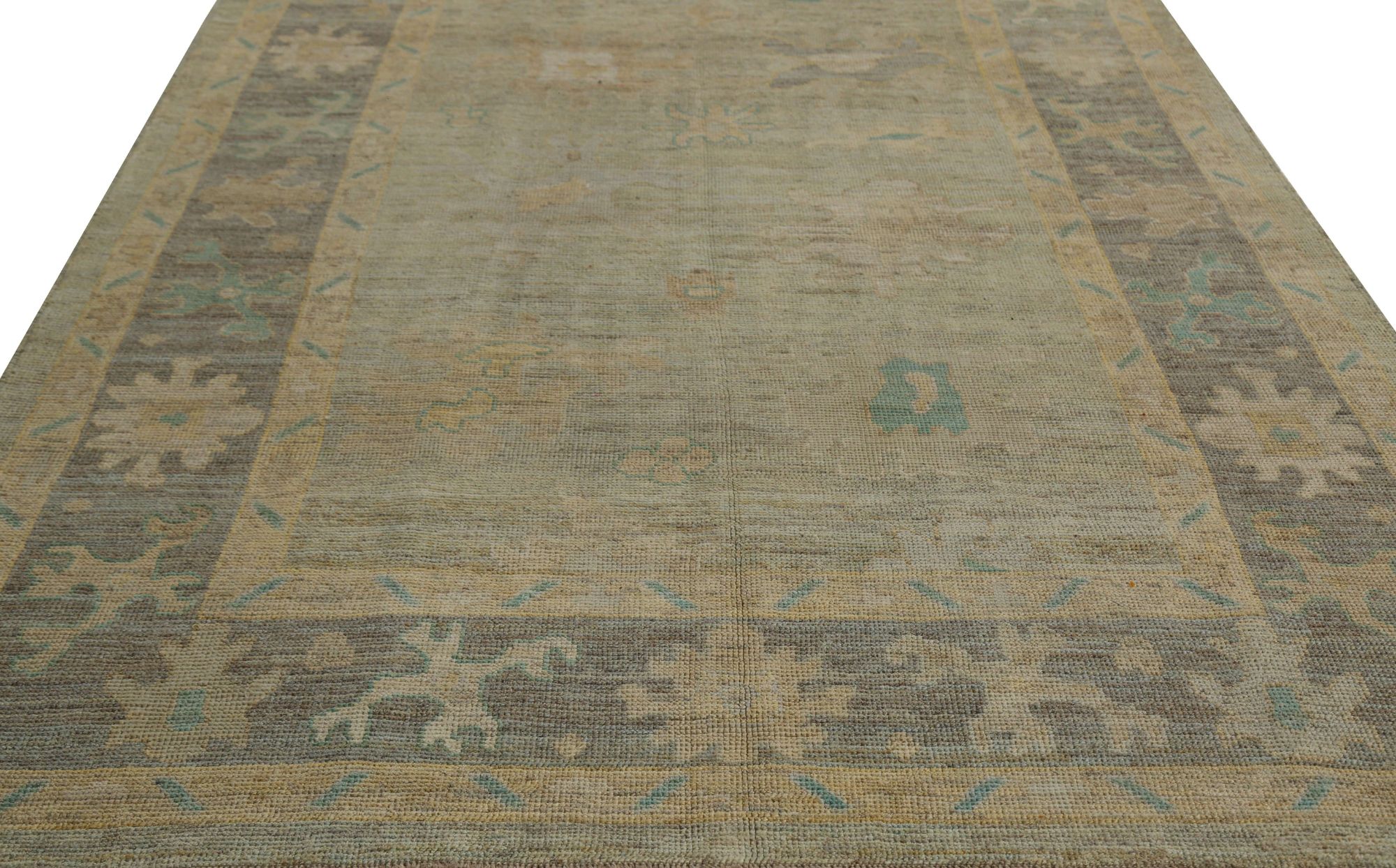 Thumbnail 8 for Turkey Oushak Tribal Rug 96139